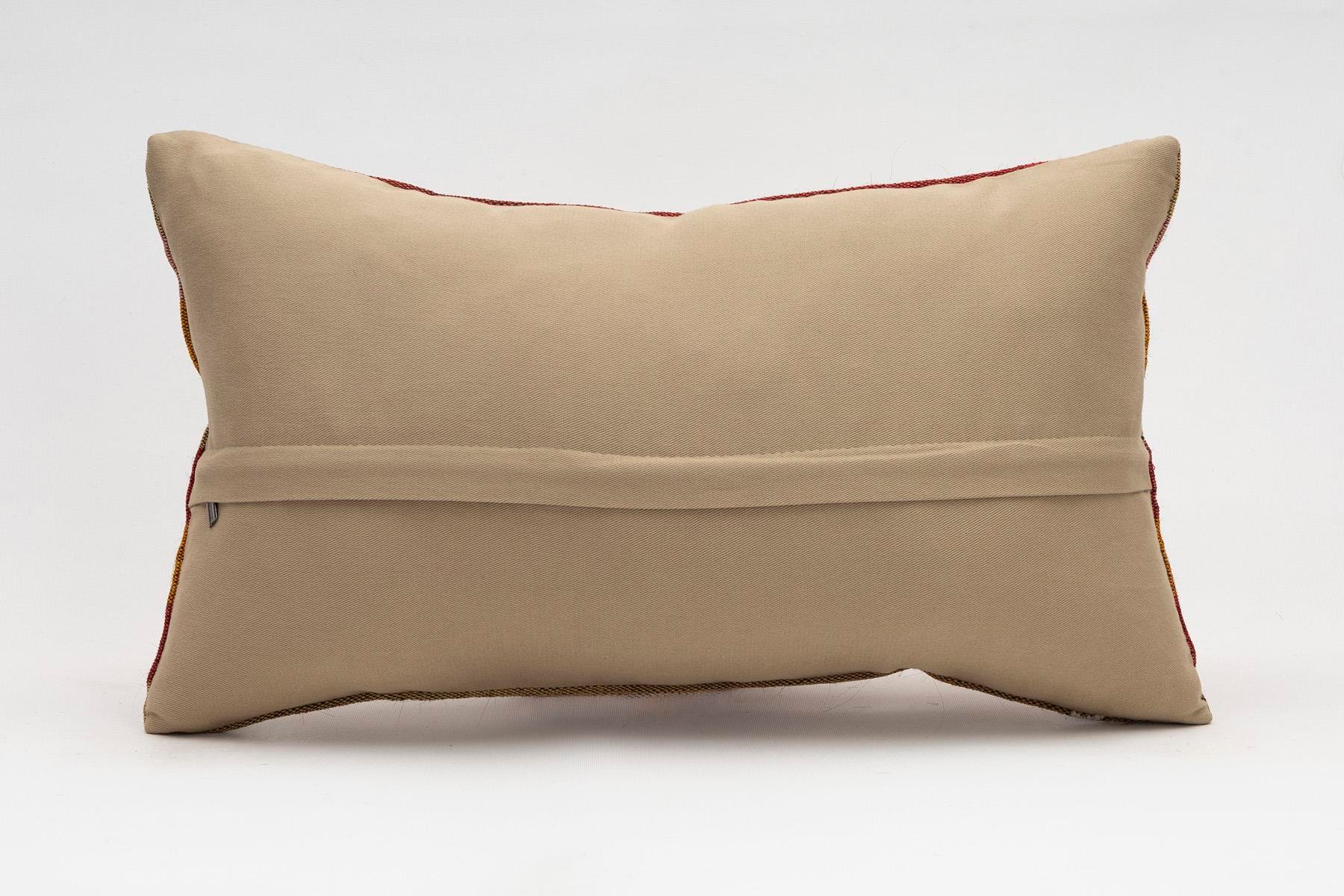 12x20 inches (30x50 cm) Kilim Pillow | KILIM WHOLESALE - Vintage Handmade Pillows - Vintage Handmade Kilim Rugs - It is 100% wool. Artistic and historical rugs. Old handwoven rugs. - Online hand woven rugs and kilim cushions sales. Shipping to a