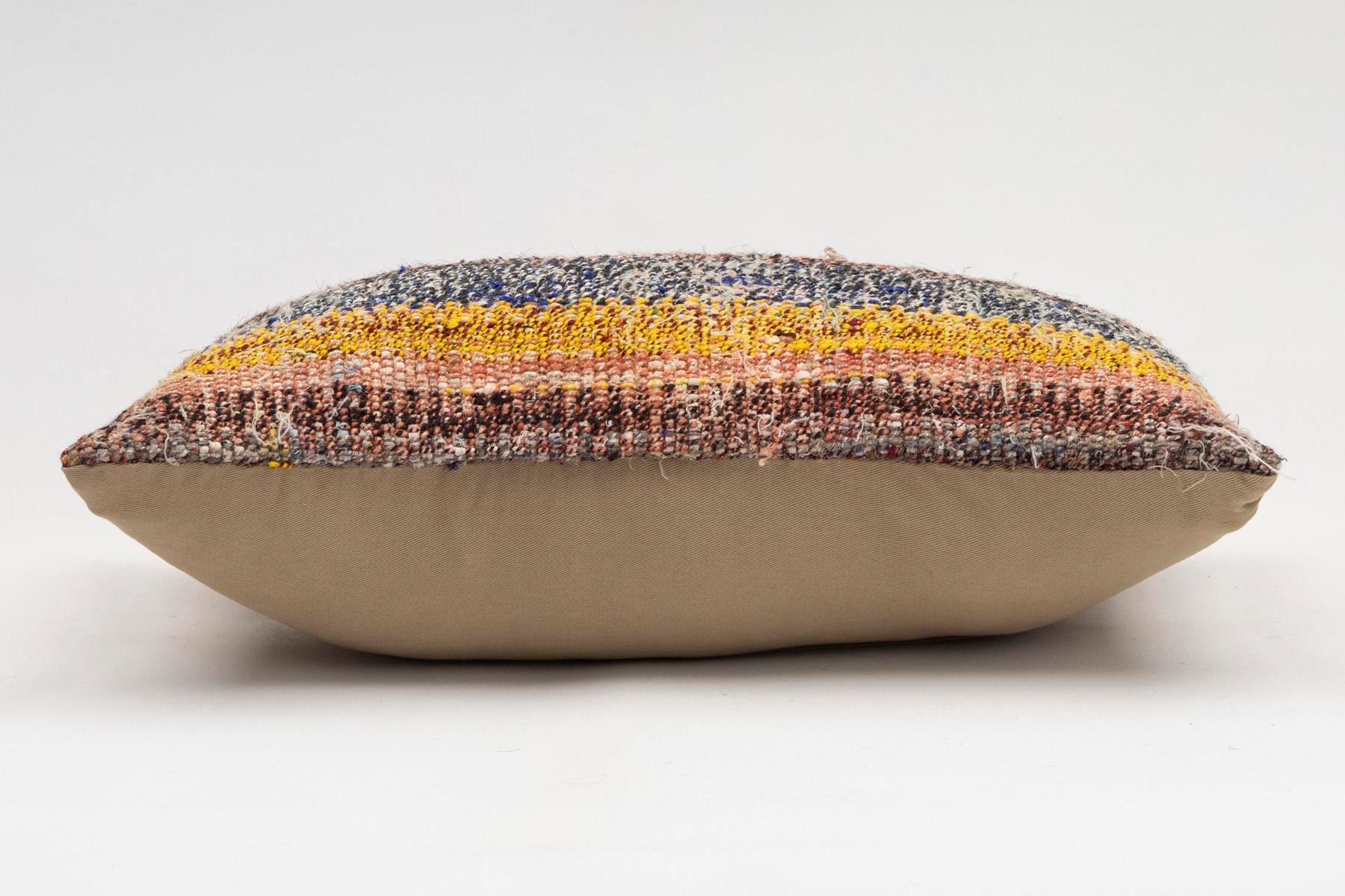 12x20 inches (30x50 cm) Kilim Pillow | KILIM WHOLESALE - Vintage Handmade Pillows - Vintage Handmade Kilim Rugs - It is 100% wool. Artistic and historical rugs. Old handwoven rugs. - Online hand woven rugs and kilim cushions sales. Shipping to a