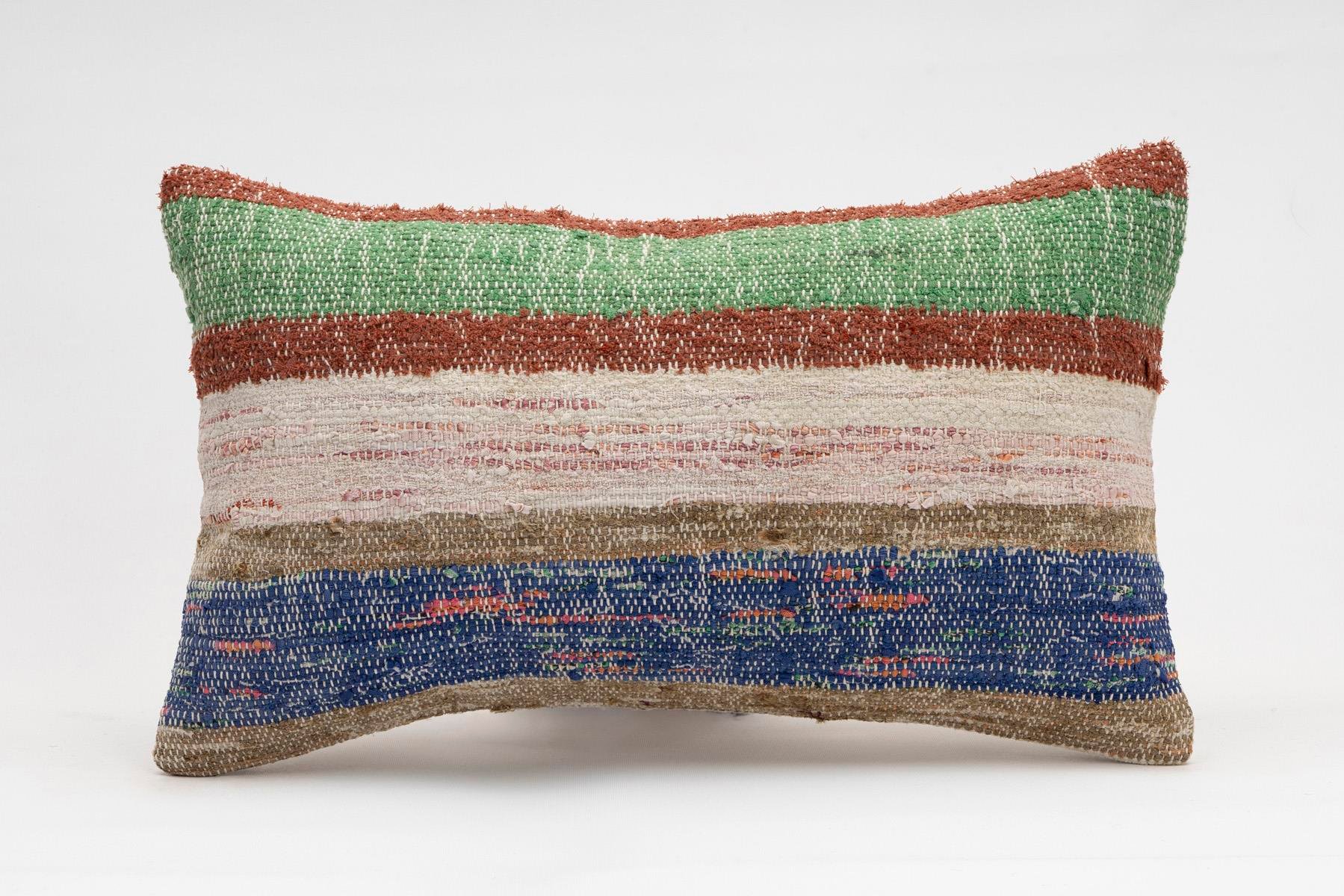 12x20 inches (30x50 cm) Kilim Pillow | KILIM WHOLESALE - Vintage Handmade Pillows - Vintage Handmade Kilim Rugs - It is 100% wool. Artistic and historical rugs. Old handwoven rugs. - Online hand woven rugs and kilim cushions sales. Shipping to a