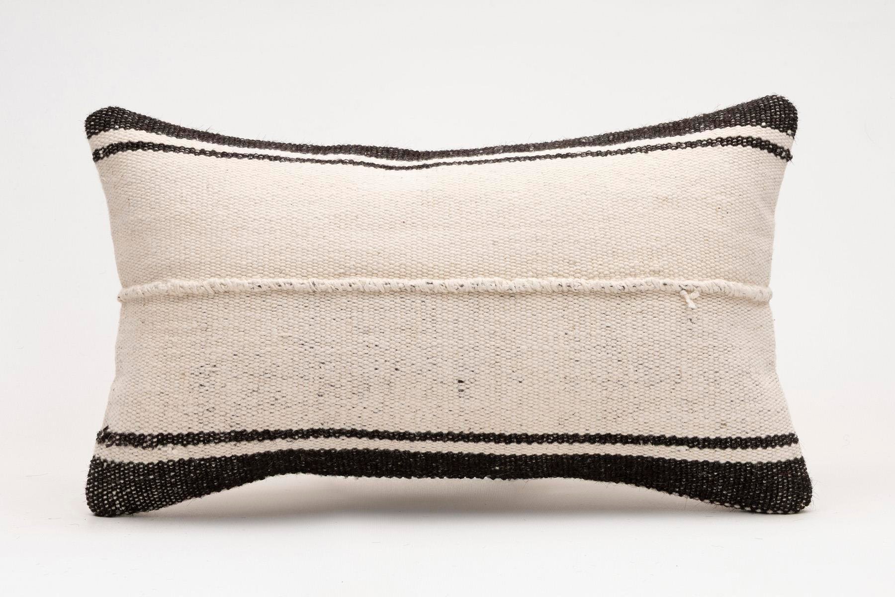 12x20 inches (30x50 cm) Kilim Pillow | KILIM WHOLESALE - Vintage Handmade Pillows - Vintage Handmade Kilim Rugs - It is 100% wool. Artistic and historical rugs. Old handwoven rugs. - Online hand woven rugs and kilim cushions sales. Shipping to a