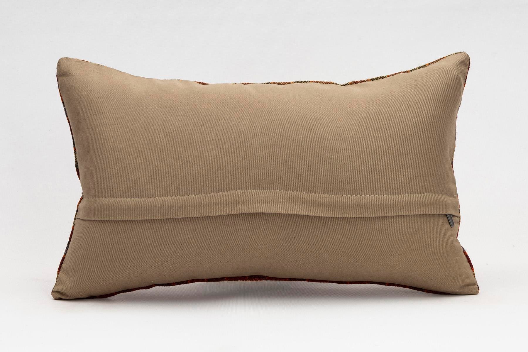 12x20 inches (30x50 cm) Kilim Pillow | KILIM WHOLESALE - Vintage Handmade Pillows - Vintage Handmade Kilim Rugs - It is 100% wool. Artistic and historical rugs. Old handwoven rugs. - Online hand woven rugs and kilim cushions sales. Shipping to a