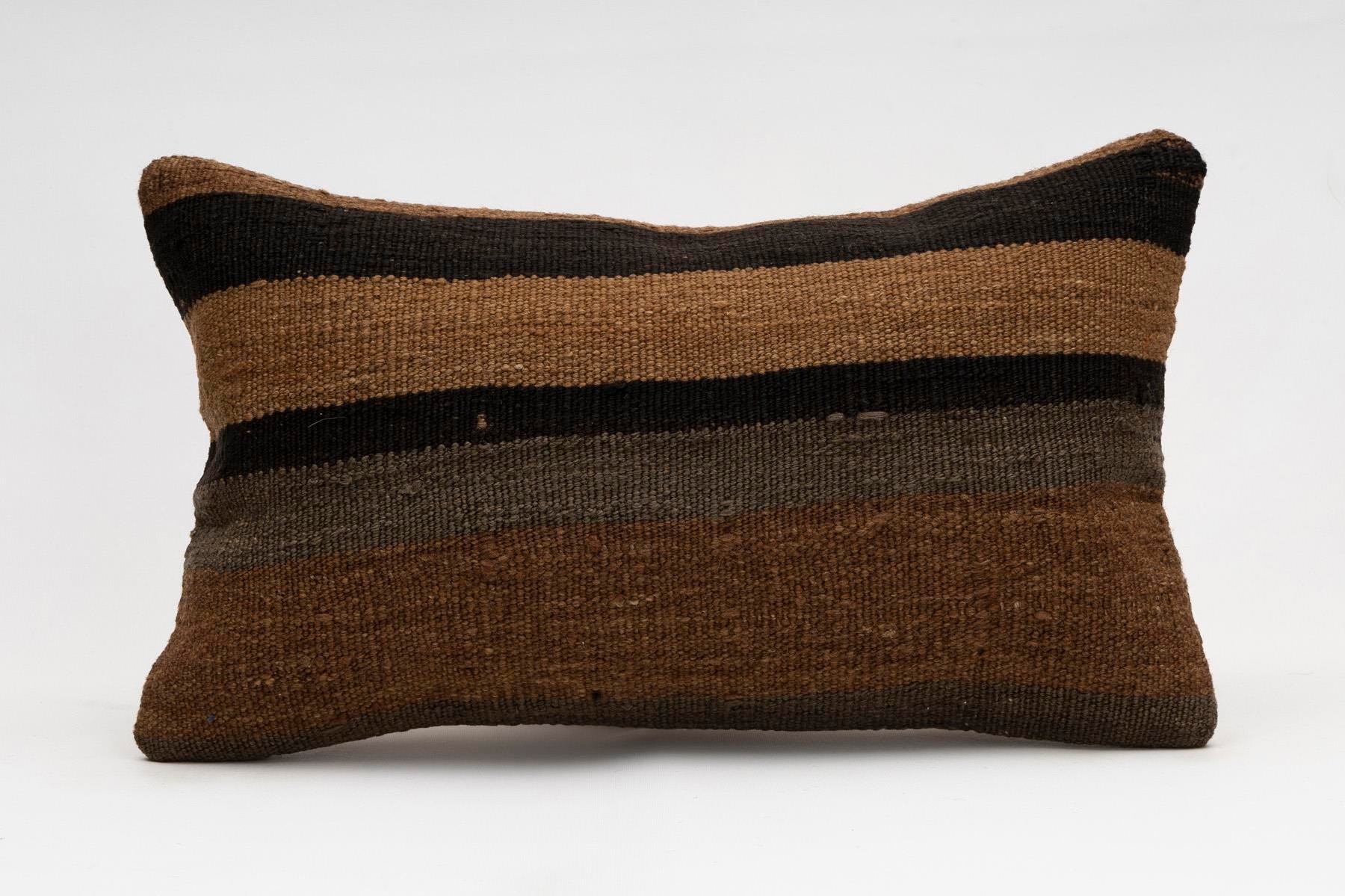 12x20 inches (30x50 cm) Kilim Pillow | KILIM WHOLESALE - Vintage Handmade Pillows - Vintage Handmade Kilim Rugs - It is 100% wool. Artistic and historical rugs. Old handwoven rugs. - Online hand woven rugs and kilim cushions sales. Shipping to a