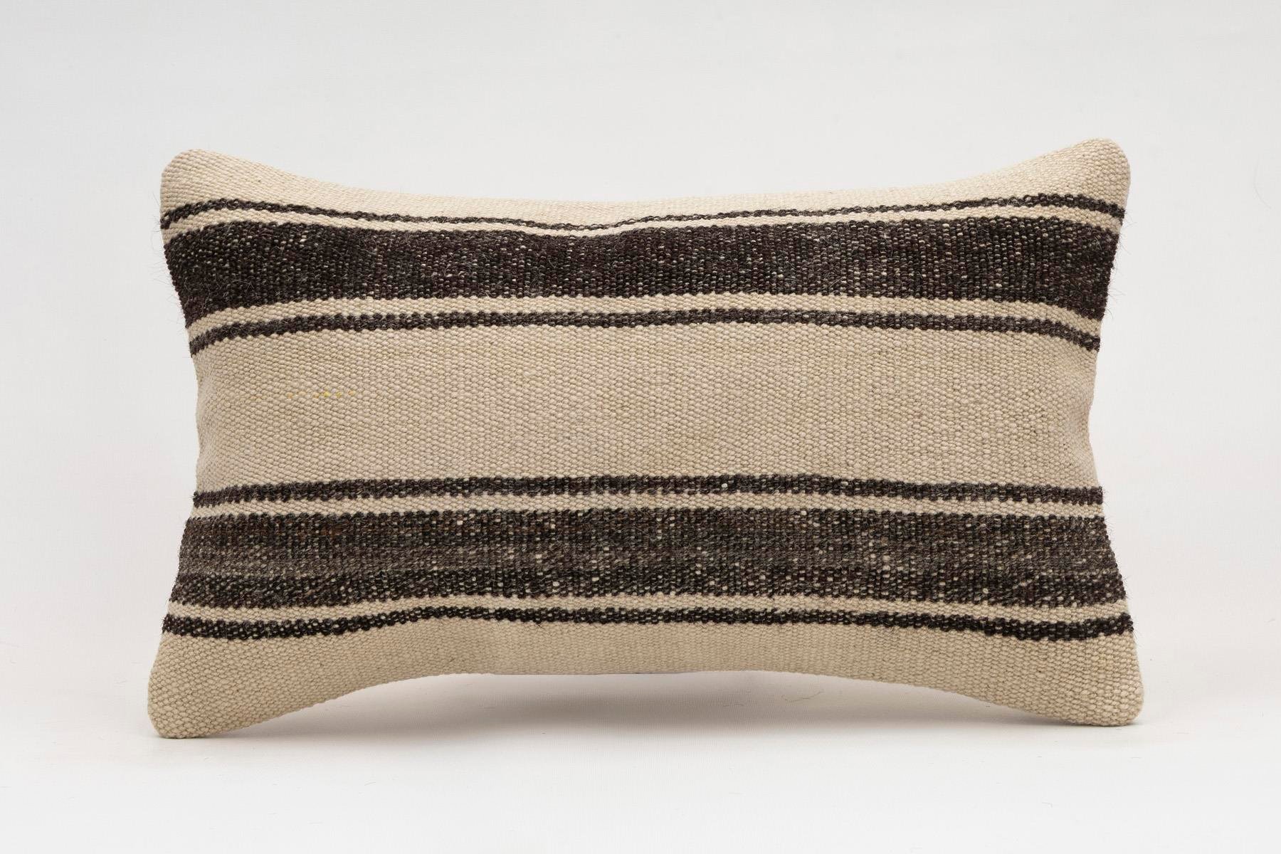 12x20 inches (30x50 cm) Kilim Pillow | KILIM WHOLESALE - Vintage Handmade Pillows - Vintage Handmade Kilim Rugs - It is 100% wool. Artistic and historical rugs. Old handwoven rugs. - Online hand woven rugs and kilim cushions sales. Shipping to a