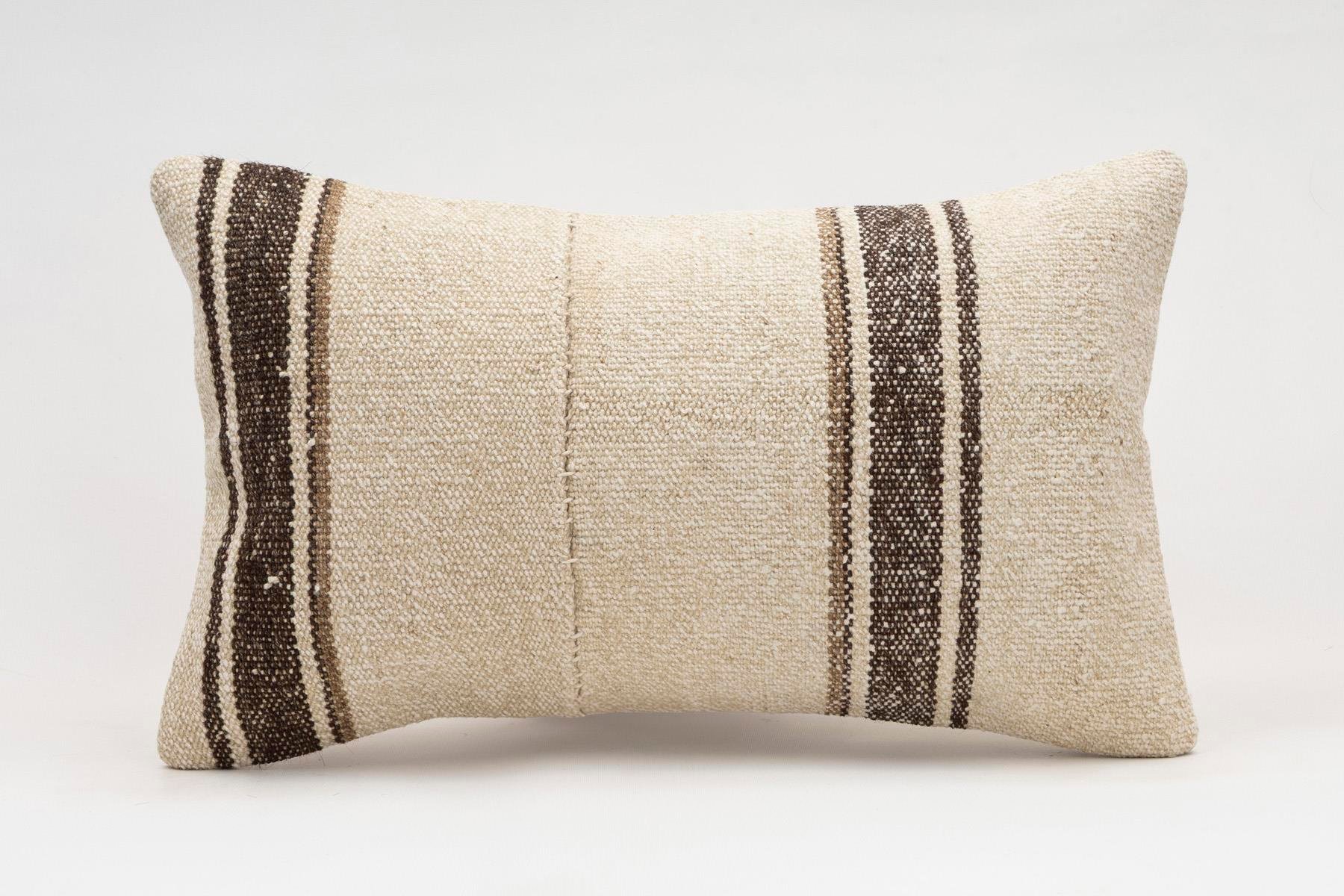 12x20 inches (30x50 cm) Kilim Pillow | KILIM WHOLESALE - Vintage Handmade Pillows - Vintage Handmade Kilim Rugs - It is 100% wool. Artistic and historical rugs. Old handwoven rugs. - Online hand woven rugs and kilim cushions sales. Shipping to a