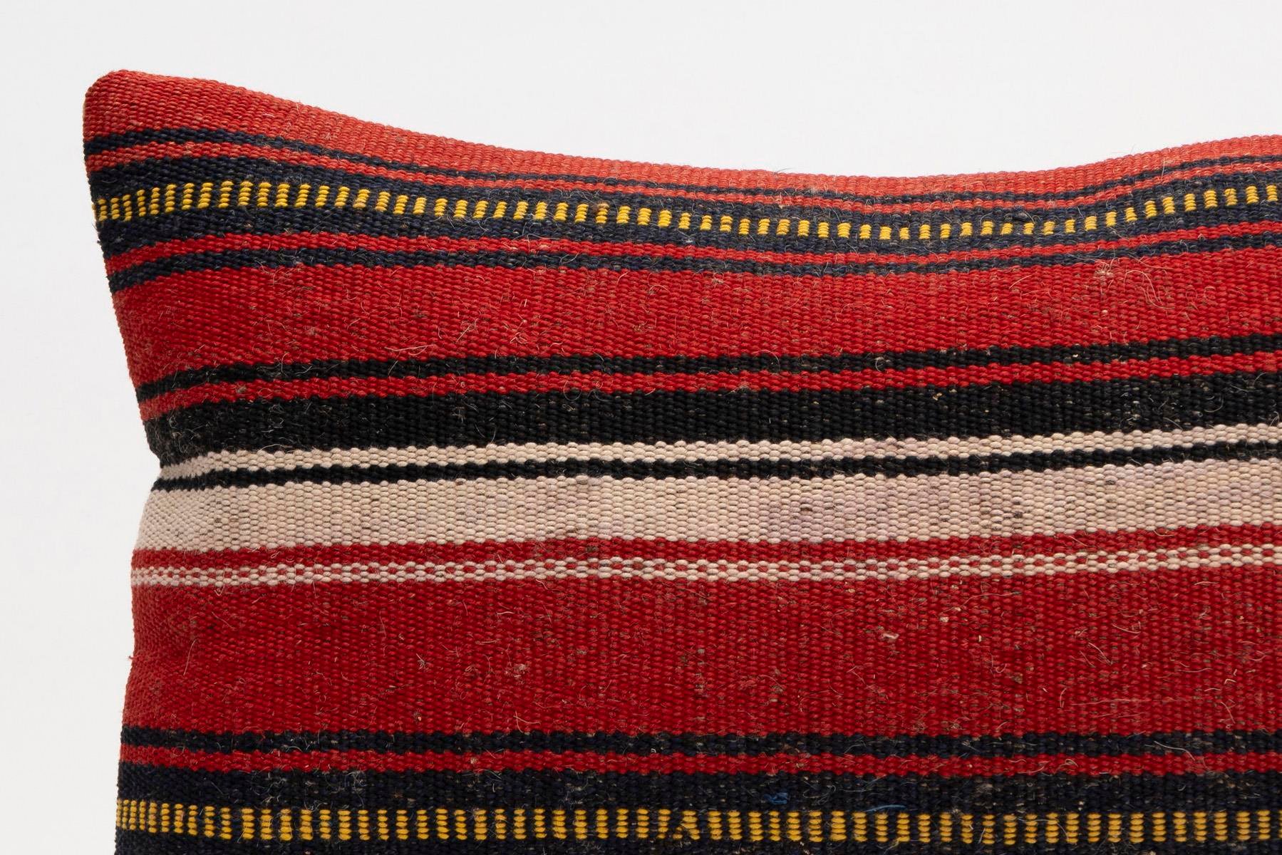 12x20 inches (30x50 cm) Kilim Pillow | KILIM WHOLESALE - Vintage Handmade Pillows - Vintage Handmade Kilim Rugs - It is 100% wool. Artistic and historical rugs. Old handwoven rugs. - Online hand woven rugs and kilim cushions sales. Shipping to a