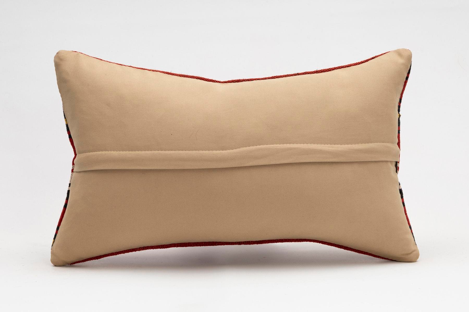 12x20 inches (30x50 cm) Kilim Pillow | KILIM WHOLESALE - Vintage Handmade Pillows - Vintage Handmade Kilim Rugs - It is 100% wool. Artistic and historical rugs. Old handwoven rugs. - Online hand woven rugs and kilim cushions sales. Shipping to a