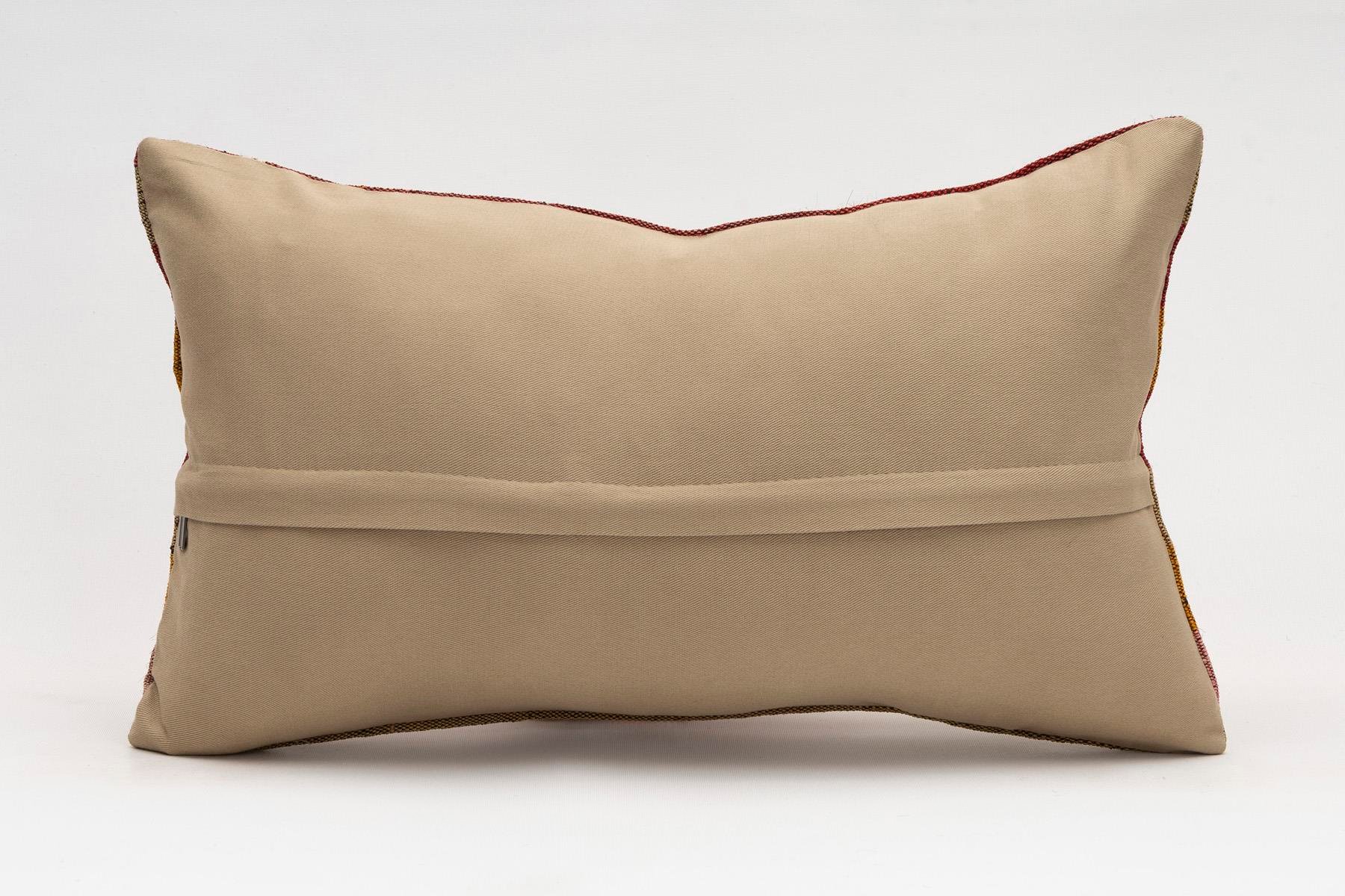 12x20 inches (30x50 cm) Kilim Pillow | KILIM WHOLESALE - Vintage Handmade Pillows - Vintage Handmade Kilim Rugs - It is 100% wool. Artistic and historical rugs. Old handwoven rugs. - Online hand woven rugs and kilim cushions sales. Shipping to a