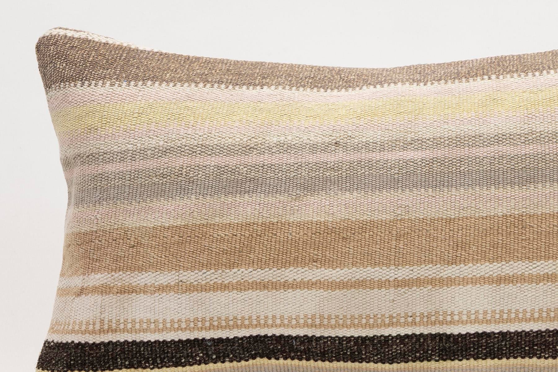 12x20 inches (30x50 cm) Kilim Pillow | KILIM WHOLESALE - Vintage Handmade Pillows - Vintage Handmade Kilim Rugs - It is 100% wool. Artistic and historical rugs. Old handwoven rugs. - Online hand woven rugs and kilim cushions sales. Shipping to a