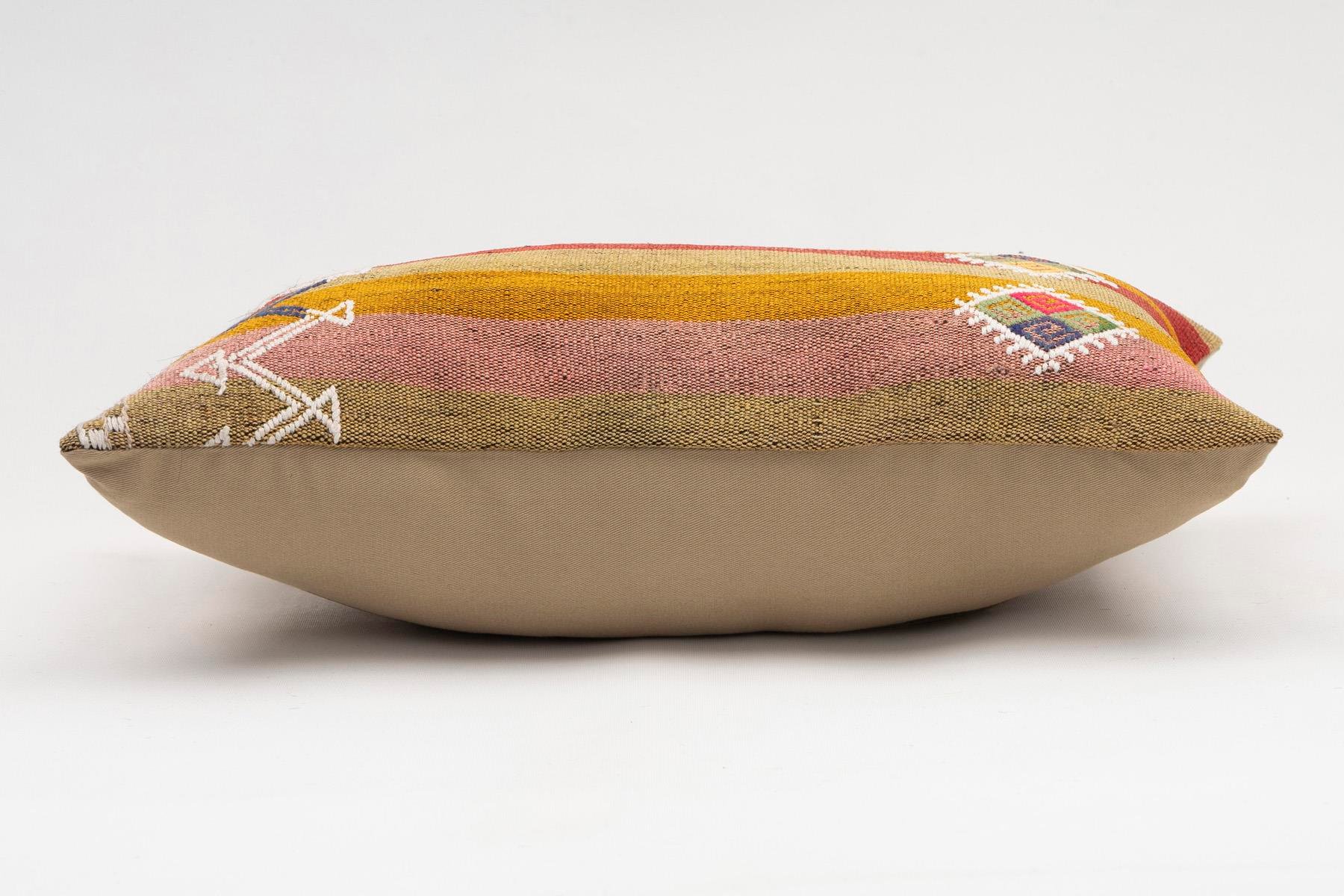 12x20 inches (30x50 cm) Kilim Pillow | KILIM WHOLESALE - Vintage Handmade Pillows - Vintage Handmade Kilim Rugs - It is 100% wool. Artistic and historical rugs. Old handwoven rugs. - Online hand woven rugs and kilim cushions sales. Shipping to a