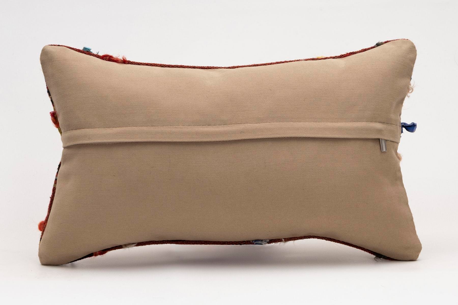 12x20 inches (30x50 cm) Kilim Pillow | KILIM WHOLESALE - Vintage Handmade Pillows - Vintage Handmade Kilim Rugs - It is 100% wool. Artistic and historical rugs. Old handwoven rugs. - Online hand woven rugs and kilim cushions sales. Shipping to a