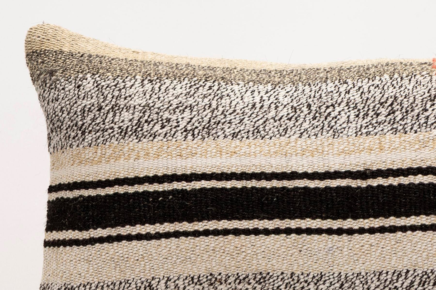 12x20 inches (30x50 cm) Kilim Pillow | KILIM WHOLESALE - Vintage Handmade Pillows - Vintage Handmade Kilim Rugs - It is 100% wool. Artistic and historical rugs. Old handwoven rugs. - Online hand woven rugs and kilim cushions sales. Shipping to a