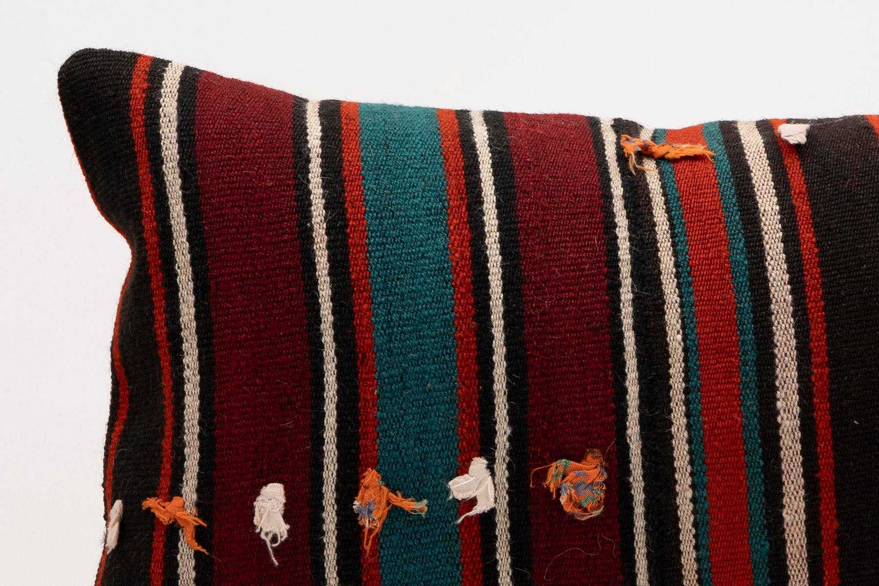12x20 inches (30x50 cm) Kilim Pillow | KILIM WHOLESALE - Vintage Handmade Pillows - Vintage Handmade Kilim Rugs - It is 100% wool. Artistic and historical rugs. Old handwoven rugs. - Online hand woven rugs and kilim cushions sales. Shipping to a
