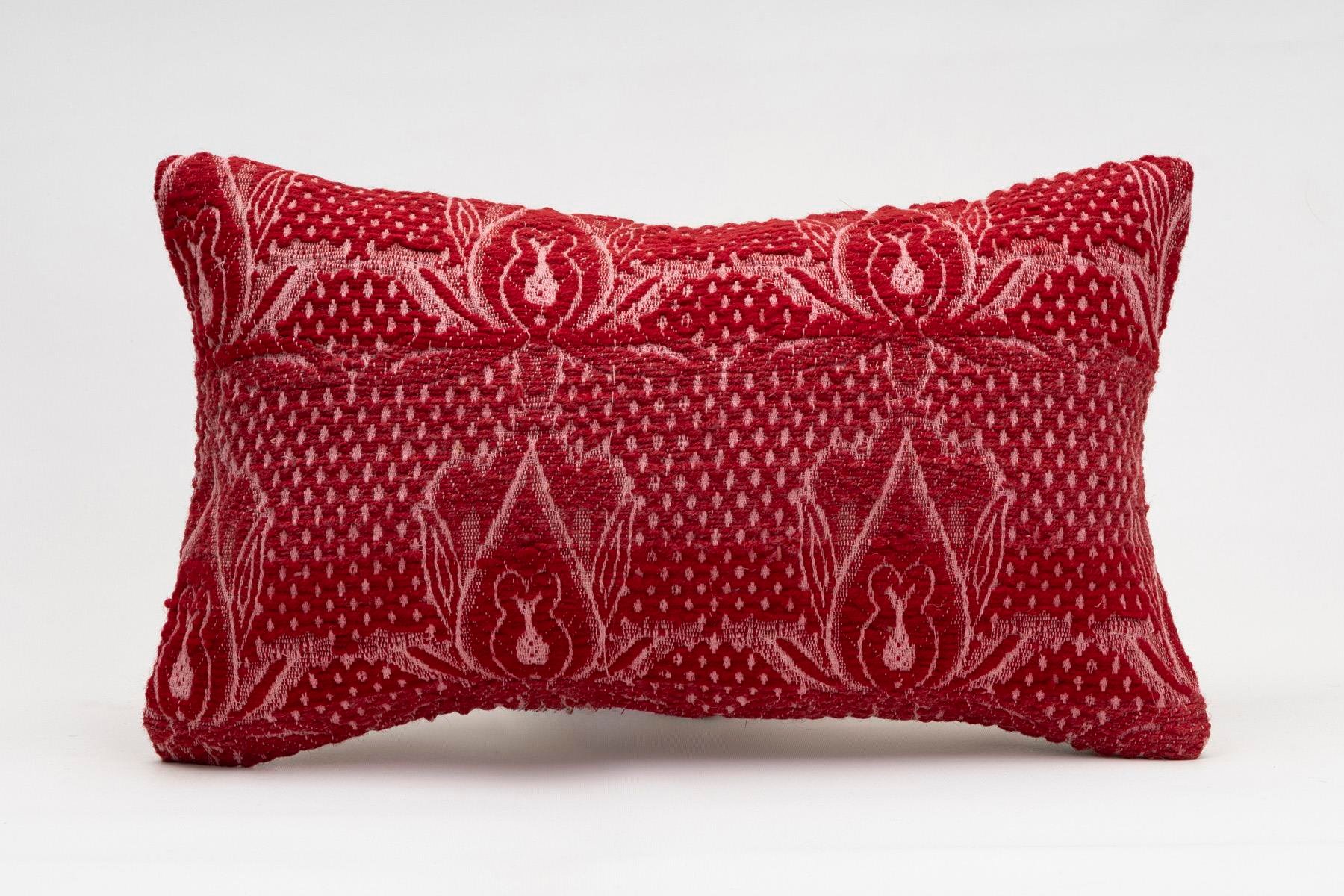 12x20 inches (30x50 cm) Kilim Pillow | KILIM WHOLESALE - Vintage Handmade Pillows - Vintage Handmade Kilim Rugs - It is 100% wool. Artistic and historical rugs. Old handwoven rugs. - Online hand woven rugs and kilim cushions sales. Shipping to a