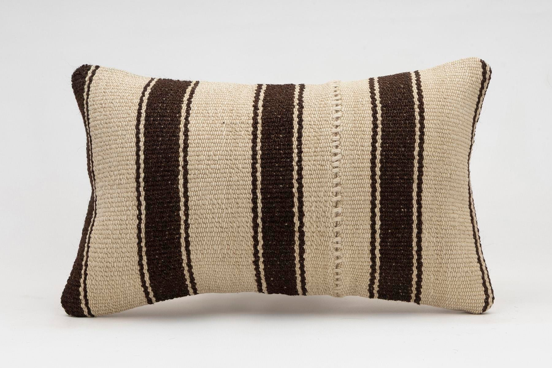 12x20 inches (30x50 cm) Kilim Pillow | KILIM WHOLESALE - Vintage Handmade Pillows - Vintage Handmade Kilim Rugs - It is 100% wool. Artistic and historical rugs. Old handwoven rugs. - Online hand woven rugs and kilim cushions sales. Shipping to a