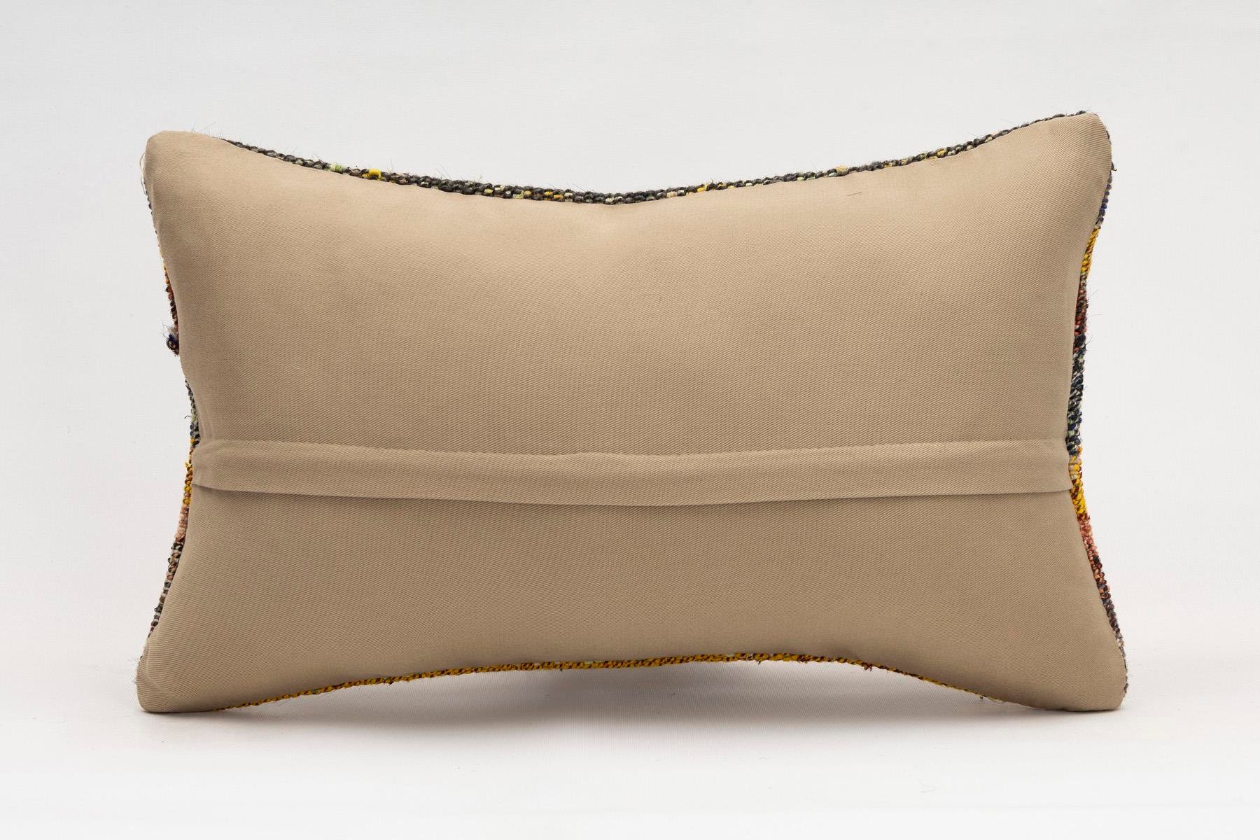 12x20 inches (30x50 cm) Kilim Pillow | KILIM WHOLESALE - Vintage Handmade Pillows - Vintage Handmade Kilim Rugs - It is 100% wool. Artistic and historical rugs. Old handwoven rugs. - Online hand woven rugs and kilim cushions sales. Shipping to a