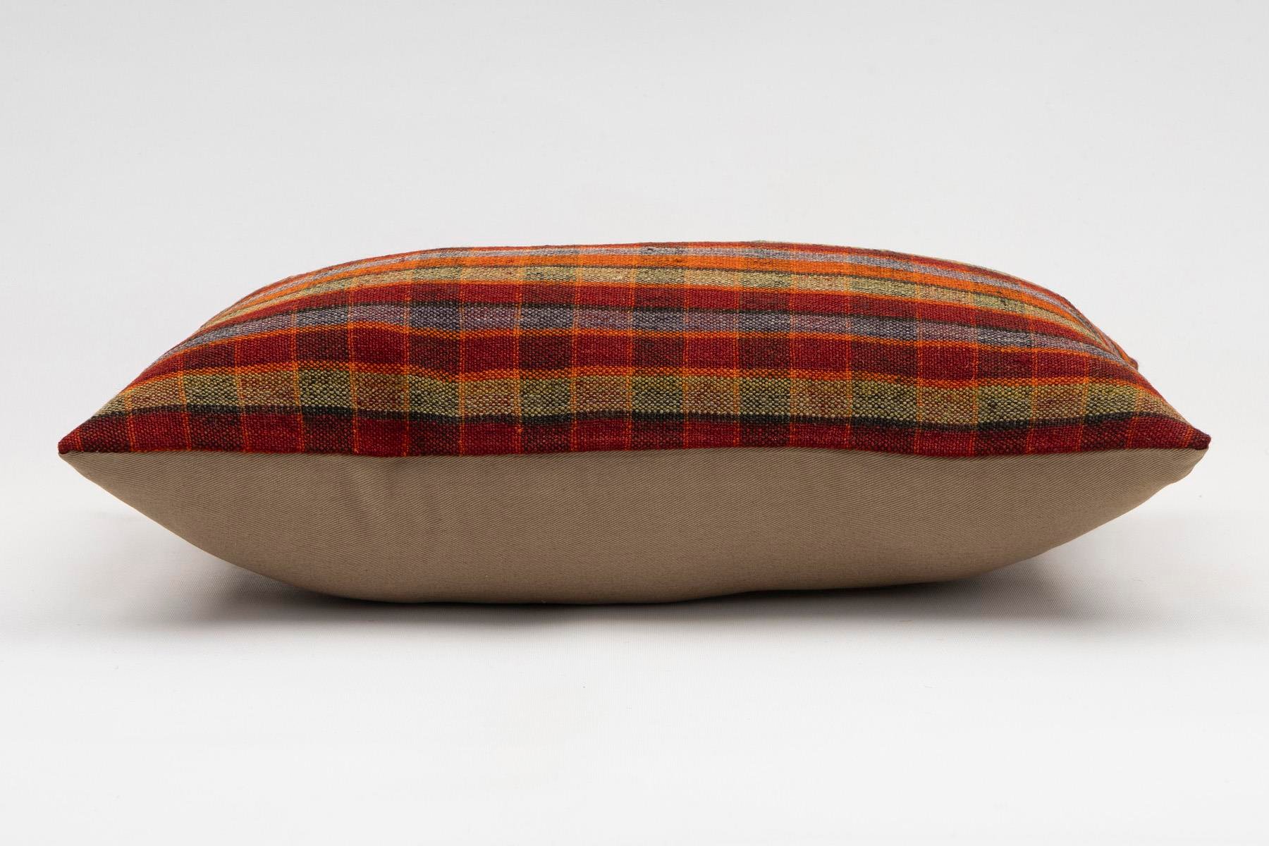 12x20 inches (30x50 cm) Kilim Pillow | KILIM WHOLESALE - Vintage Handmade Pillows - Vintage Handmade Kilim Rugs - It is 100% wool. Artistic and historical rugs. Old handwoven rugs. - Online hand woven rugs and kilim cushions sales. Shipping to a