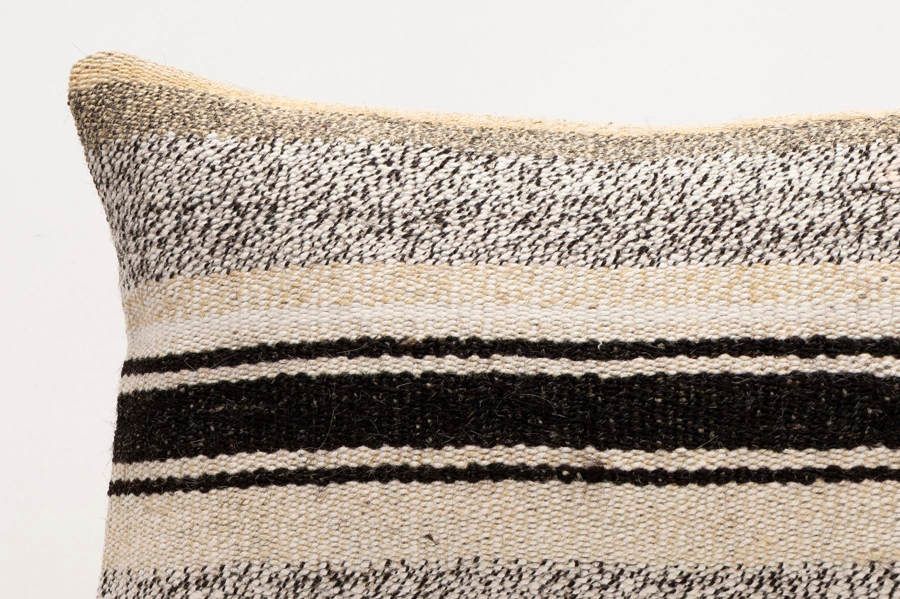 12x20 inches (30x50 cm) Kilim Pillow | KILIM WHOLESALE - Vintage Handmade Pillows - Vintage Handmade Kilim Rugs - It is 100% wool. Artistic and historical rugs. Old handwoven rugs. - Online hand woven rugs and kilim cushions sales. Shipping to a