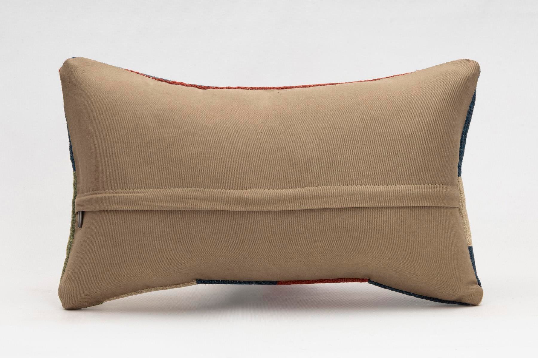 12x20 inches (30x50 cm) Kilim Pillow | KILIM WHOLESALE - Vintage Handmade Pillows - Vintage Handmade Kilim Rugs - It is 100% wool. Artistic and historical rugs. Old handwoven rugs. - Online hand woven rugs and kilim cushions sales. Shipping to a