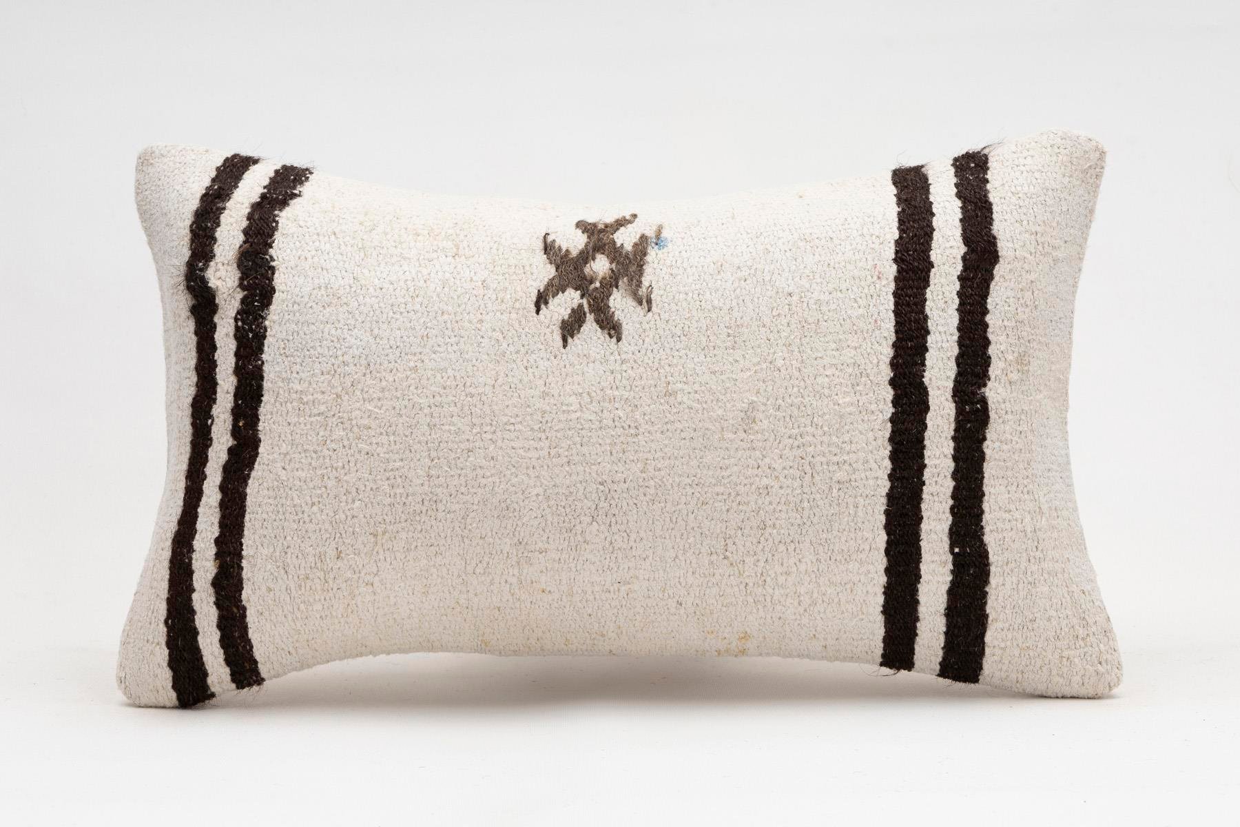 12x20 inches (30x50 cm) Kilim Pillow | KILIM WHOLESALE - Vintage Handmade Pillows - Vintage Handmade Kilim Rugs - It is 100% wool. Artistic and historical rugs. Old handwoven rugs. - Online hand woven rugs and kilim cushions sales. Shipping to a