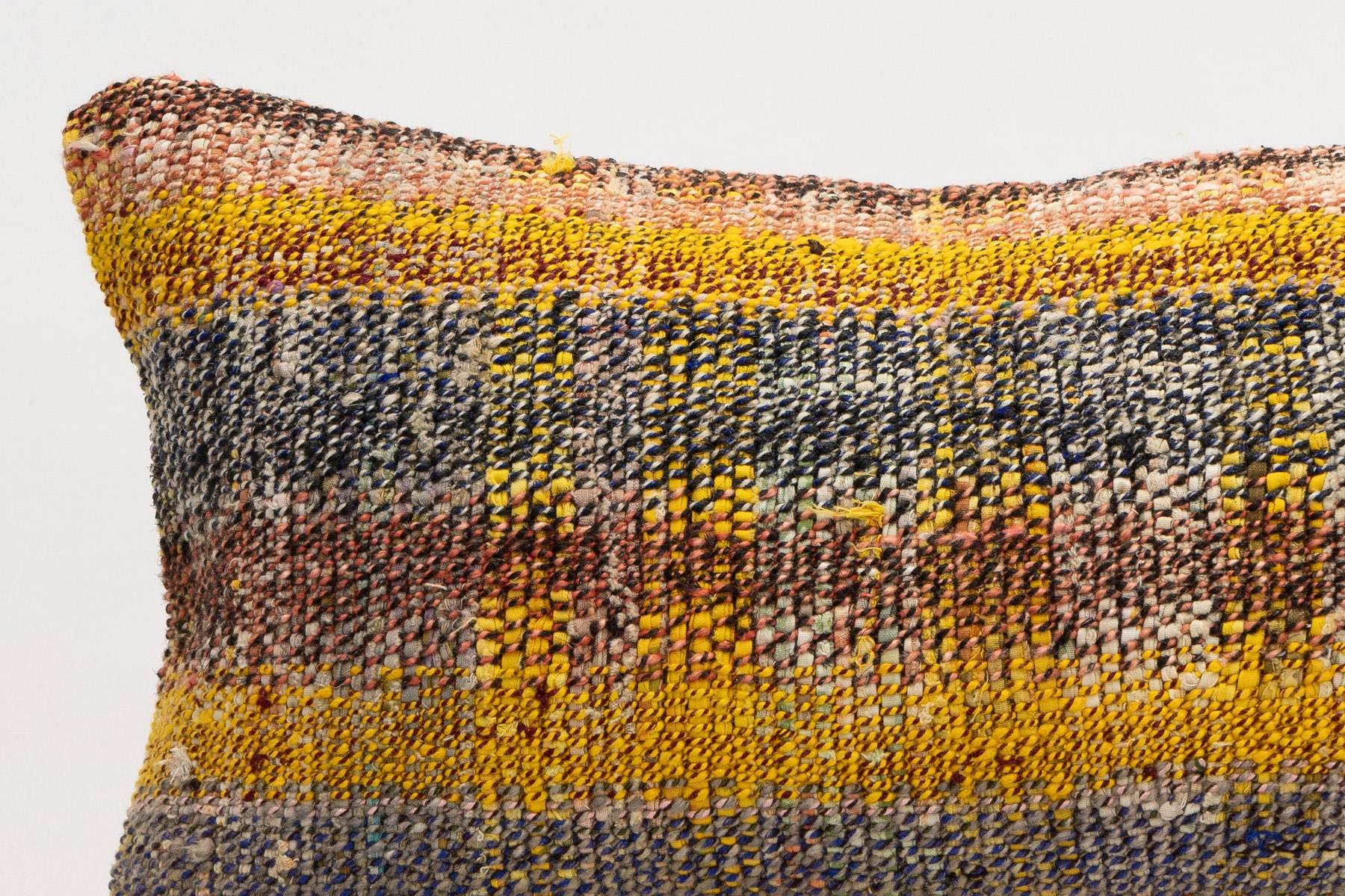 12x20 inches (30x50 cm) Kilim Pillow | KILIM WHOLESALE - Vintage Handmade Pillows - Vintage Handmade Kilim Rugs - It is 100% wool. Artistic and historical rugs. Old handwoven rugs. - Online hand woven rugs and kilim cushions sales. Shipping to a