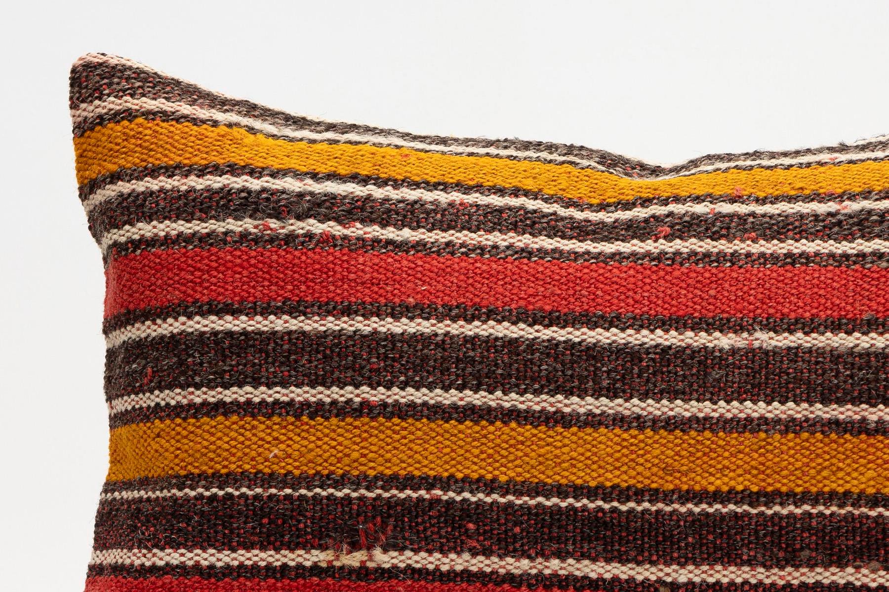 12x20 inches (30x50 cm) Kilim Pillow | KILIM WHOLESALE - Vintage Handmade Pillows - Vintage Handmade Kilim Rugs - It is 100% wool. Artistic and historical rugs. Old handwoven rugs. - Online hand woven rugs and kilim cushions sales. Shipping to a