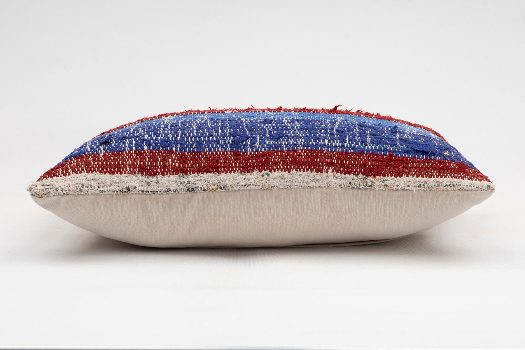 12x20 inches (30x50 cm) Kilim Pillow | KILIM WHOLESALE - Vintage Handmade Pillows - Vintage Handmade Kilim Rugs - It is 100% wool. Artistic and historical rugs. Old handwoven rugs. - Online hand woven rugs and kilim cushions sales. Shipping to a