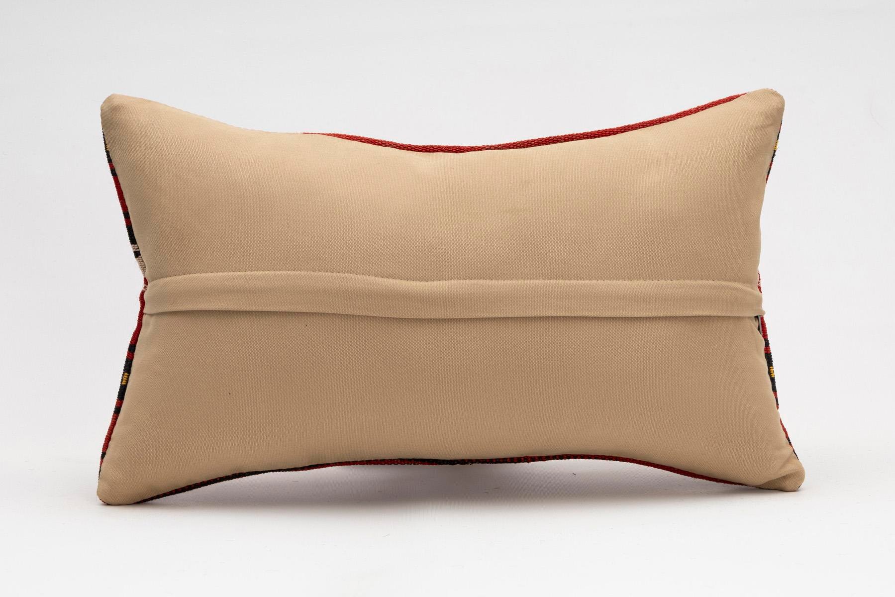 12x20 inches (30x50 cm) Kilim Pillow | KILIM WHOLESALE - Vintage Handmade Pillows - Vintage Handmade Kilim Rugs - It is 100% wool. Artistic and historical rugs. Old handwoven rugs. - Online hand woven rugs and kilim cushions sales. Shipping to a