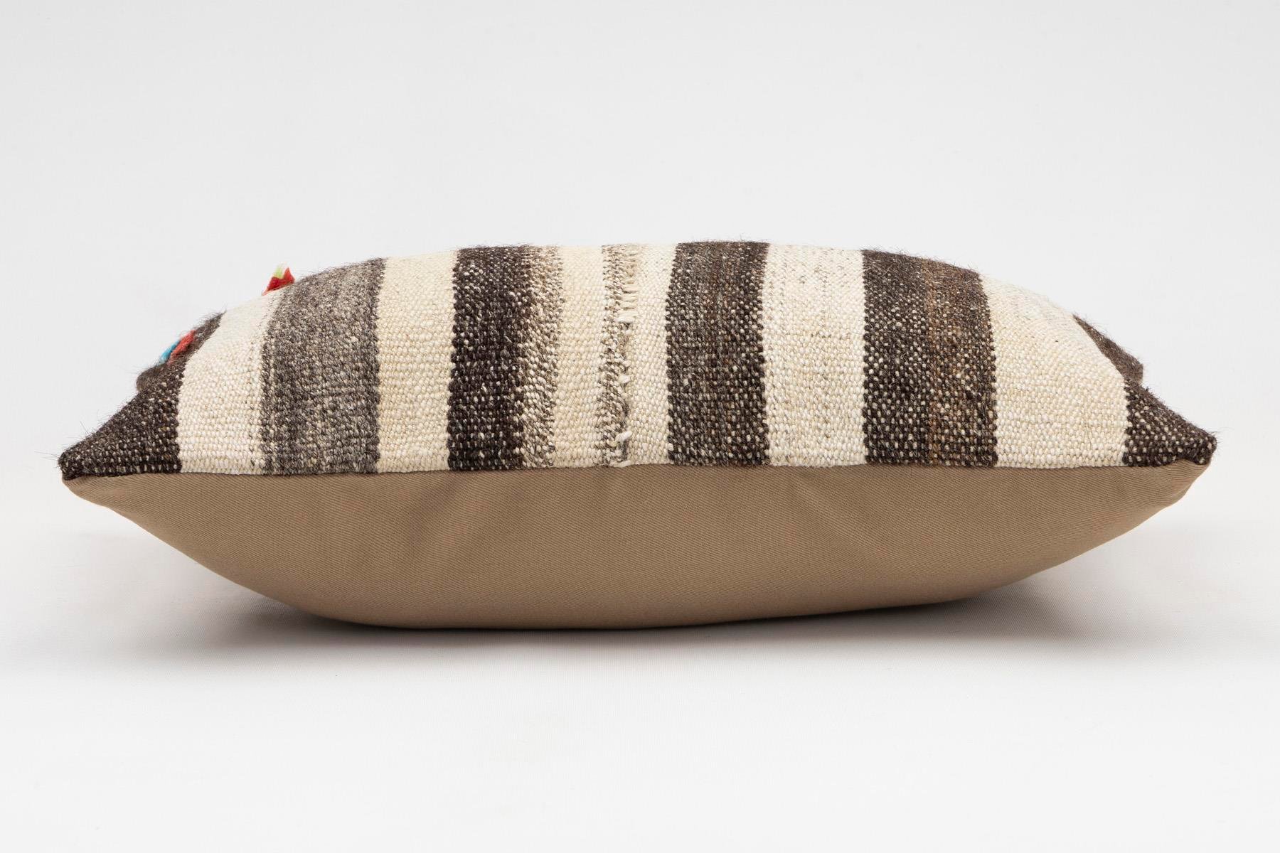 12x20 inches (30x50 cm) Kilim Pillow | KILIM WHOLESALE - Vintage Handmade Pillows - Vintage Handmade Kilim Rugs - It is 100% wool. Artistic and historical rugs. Old handwoven rugs. - Online hand woven rugs and kilim cushions sales. Shipping to a