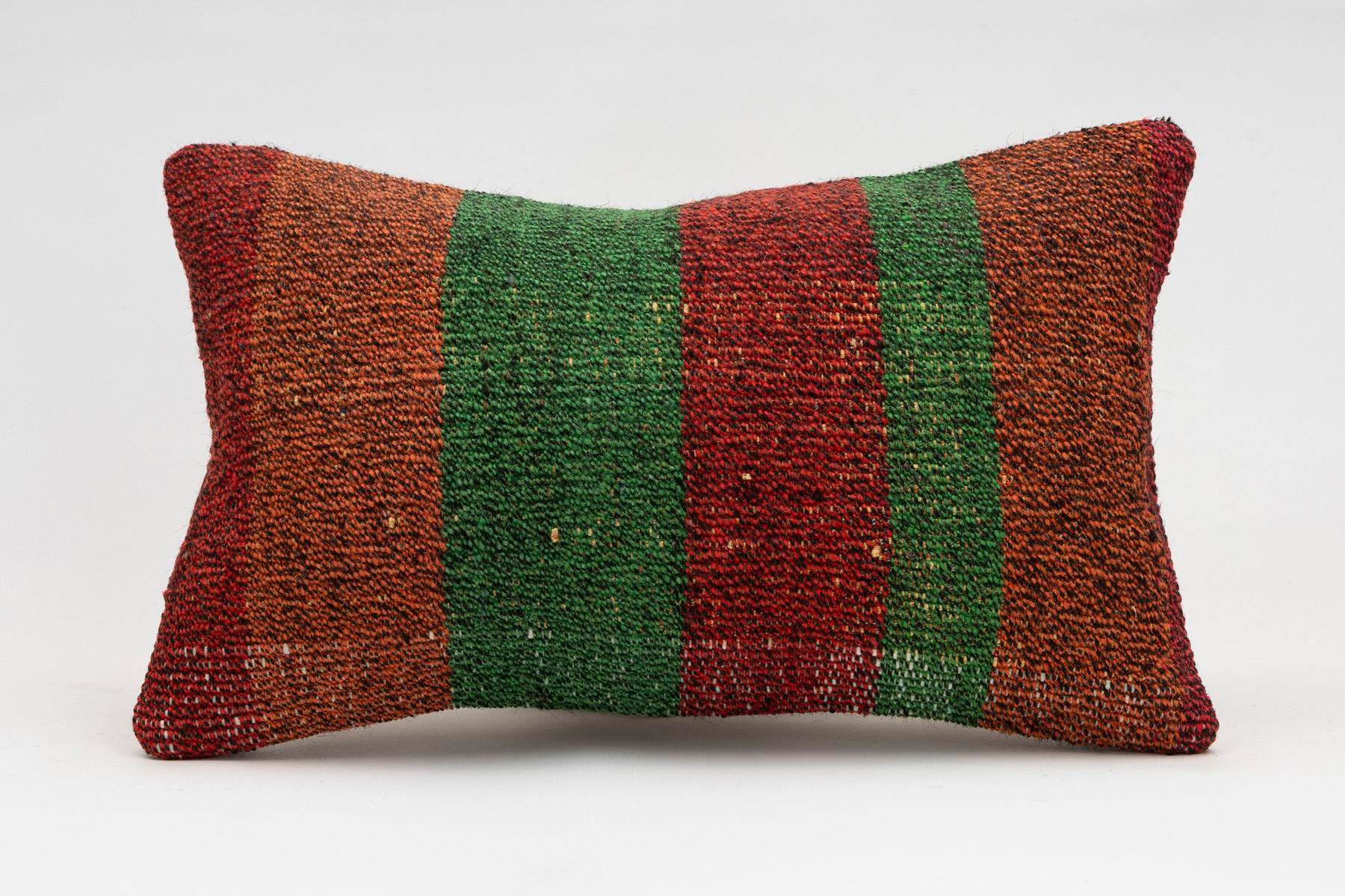 12x20 inches (30x50 cm) Kilim Pillow | KILIM WHOLESALE - Vintage Handmade Pillows - Vintage Handmade Kilim Rugs - It is 100% wool. Artistic and historical rugs. Old handwoven rugs. - Online hand woven rugs and kilim cushions sales. Shipping to a