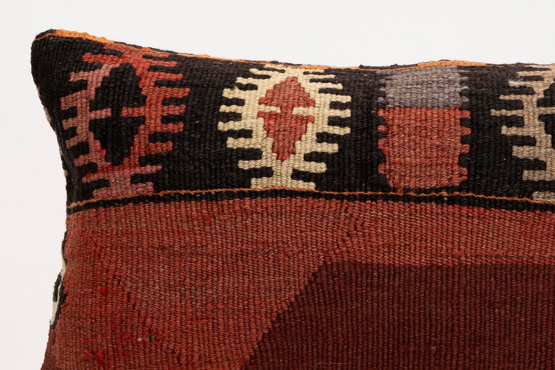 12x20 inches (30x50 cm) Kilim Pillow | KILIM WHOLESALE - Vintage Handmade Pillows - Vintage Handmade Kilim Rugs - It is 100% wool. Artistic and historical rugs. Old handwoven rugs. - Online hand woven rugs and kilim cushions sales. Shipping to a