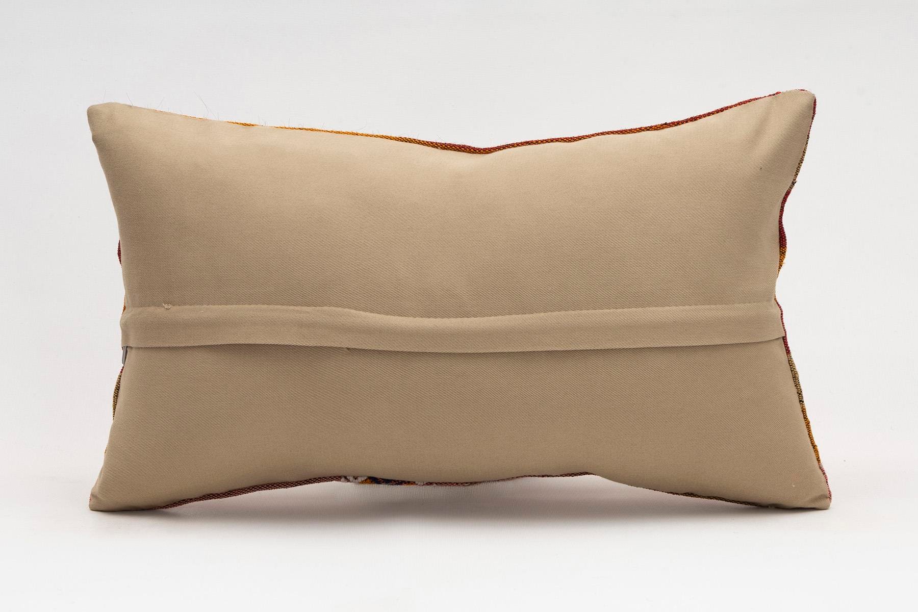 12x20 inches (30x50 cm) Kilim Pillow | KILIM WHOLESALE - Vintage Handmade Pillows - Vintage Handmade Kilim Rugs - It is 100% wool. Artistic and historical rugs. Old handwoven rugs. - Online hand woven rugs and kilim cushions sales. Shipping to a