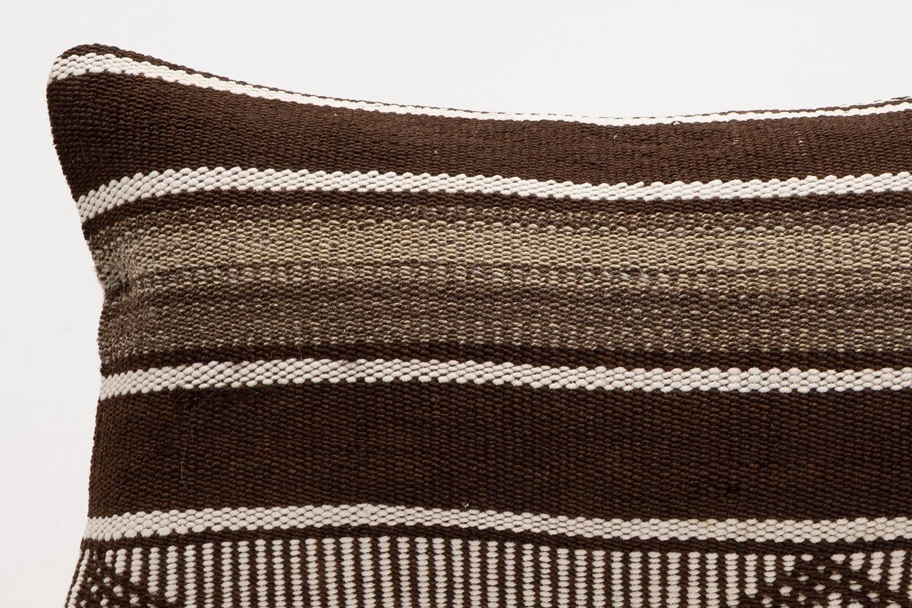 12x20 inches (30x50 cm) Kilim Pillow | KILIM WHOLESALE - Vintage Handmade Pillows - Vintage Handmade Kilim Rugs - It is 100% wool. Artistic and historical rugs. Old handwoven rugs. - Online hand woven rugs and kilim cushions sales. Shipping to a