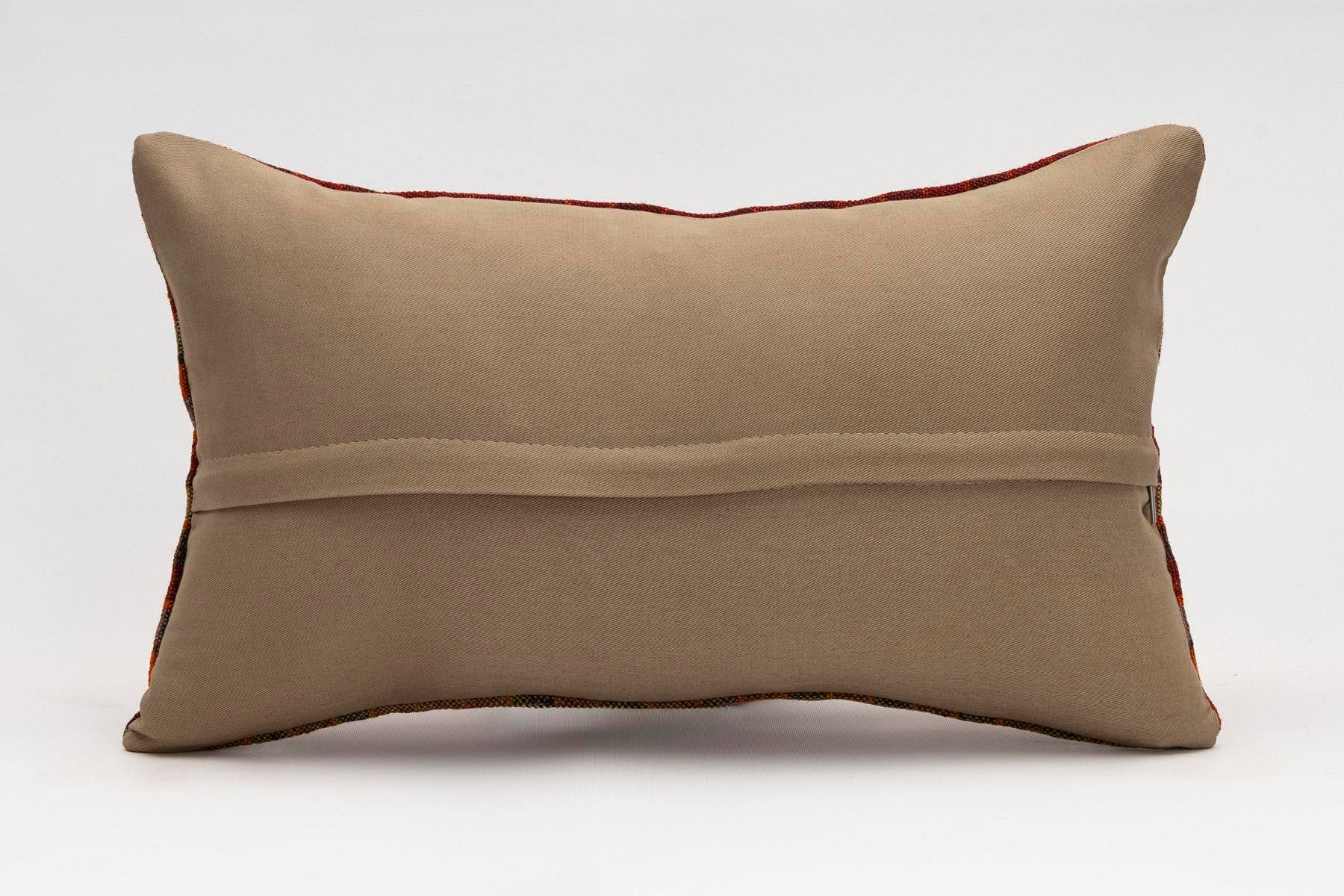 12x20 inches (30x50 cm) Kilim Pillow | KILIM WHOLESALE - Vintage Handmade Pillows - Vintage Handmade Kilim Rugs - It is 100% wool. Artistic and historical rugs. Old handwoven rugs. - Online hand woven rugs and kilim cushions sales. Shipping to a