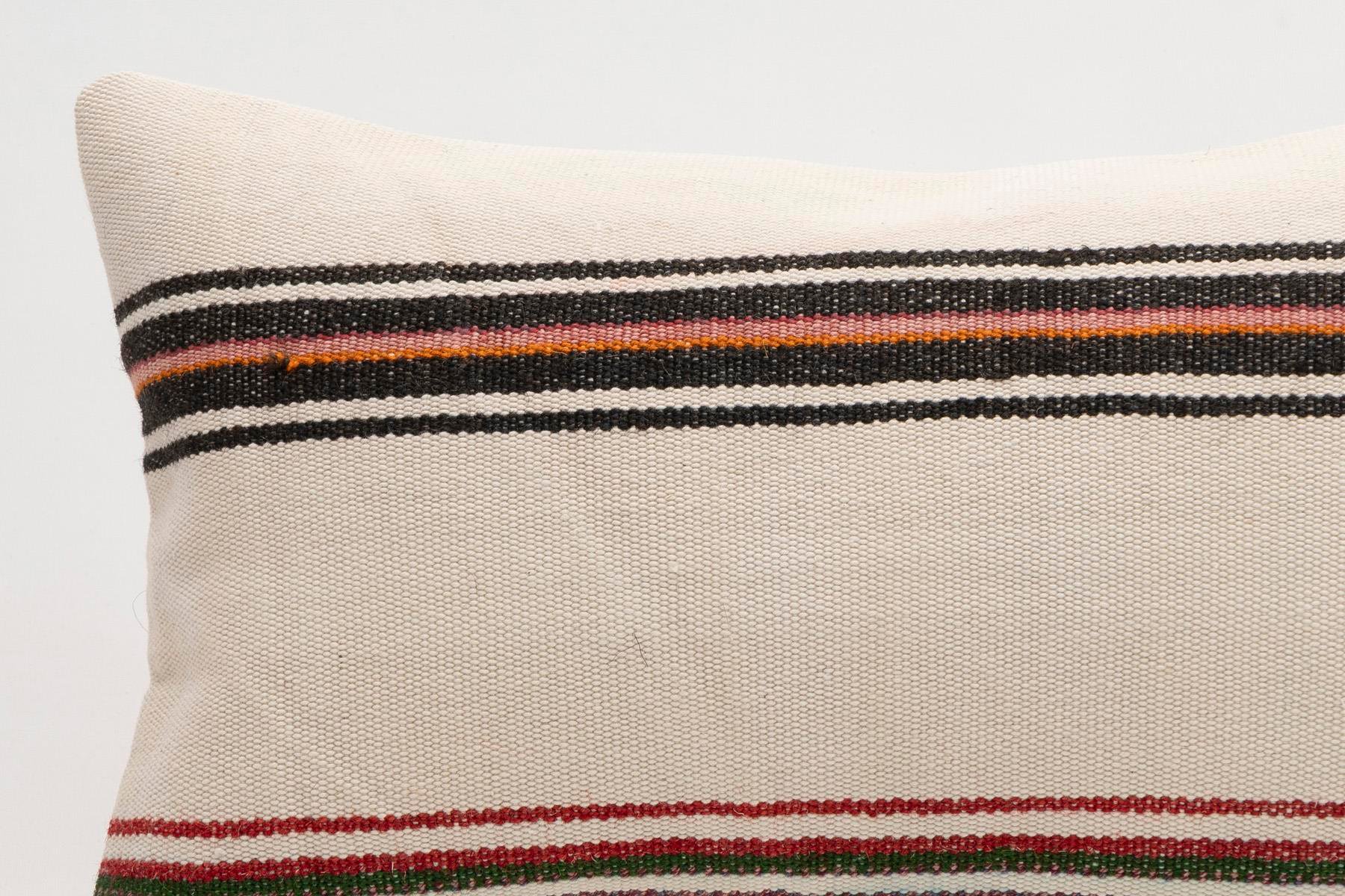 12x20 inches (30x50 cm) Kilim Pillow | KILIM WHOLESALE - Vintage Handmade Pillows - Vintage Handmade Kilim Rugs - It is 100% wool. Artistic and historical rugs. Old handwoven rugs. - Online hand woven rugs and kilim cushions sales. Shipping to a