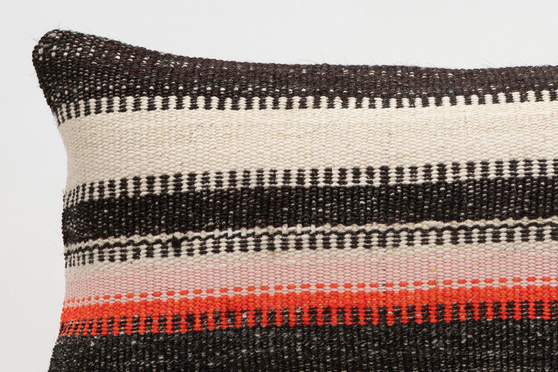 12x20 inches (30x50 cm) Kilim Pillow | KILIM WHOLESALE - Vintage Handmade Pillows - Vintage Handmade Kilim Rugs - It is 100% wool. Artistic and historical rugs. Old handwoven rugs. - Online hand woven rugs and kilim cushions sales. Shipping to a