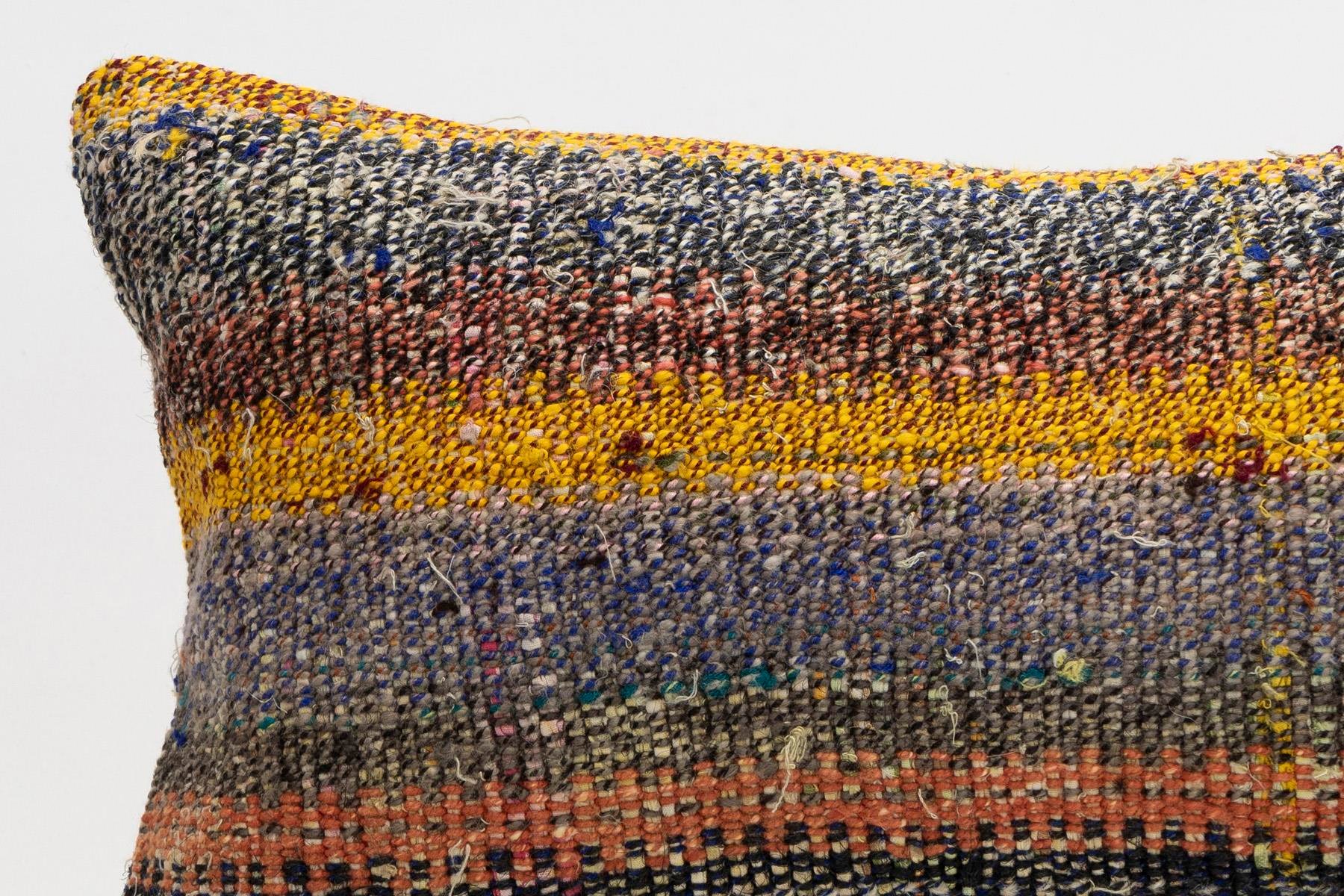 12x20 inches (30x50 cm) Kilim Pillow | KILIM WHOLESALE - Vintage Handmade Pillows - Vintage Handmade Kilim Rugs - It is 100% wool. Artistic and historical rugs. Old handwoven rugs. - Online hand woven rugs and kilim cushions sales. Shipping to a