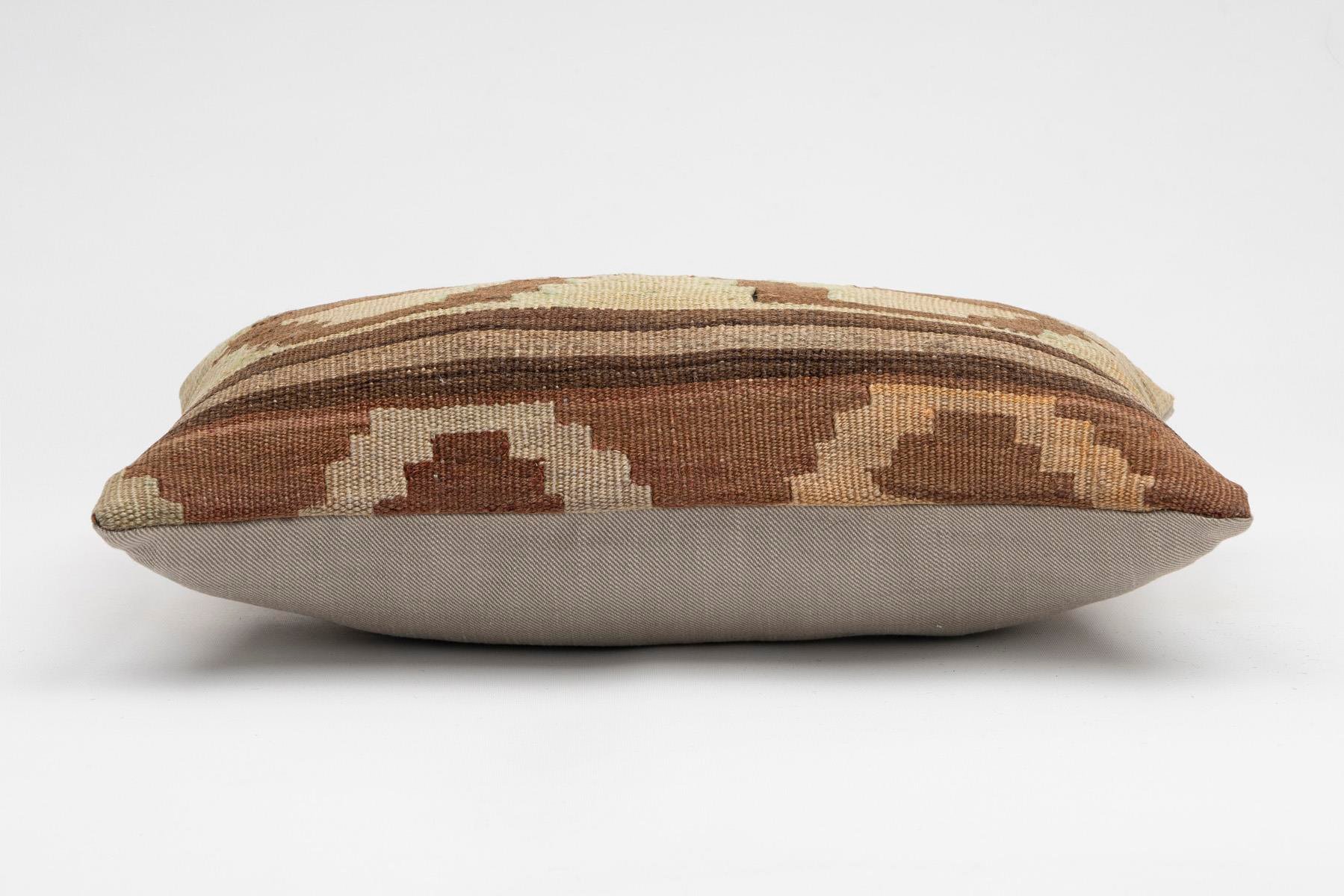 12x20 inches (30x50 cm) Kilim Pillow | KILIM WHOLESALE - Vintage Handmade Pillows - Vintage Handmade Kilim Rugs - It is 100% wool. Artistic and historical rugs. Old handwoven rugs. - Online hand woven rugs and kilim cushions sales. Shipping to a