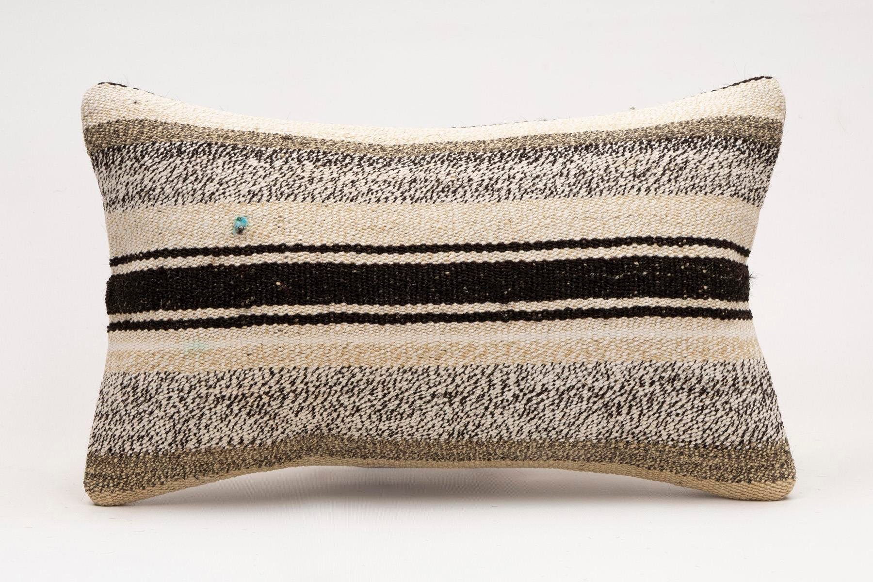 12x20 inches (30x50 cm) Kilim Pillow | KILIM WHOLESALE - Vintage Handmade Pillows - Vintage Handmade Kilim Rugs - It is 100% wool. Artistic and historical rugs. Old handwoven rugs. - Online hand woven rugs and kilim cushions sales. Shipping to a
