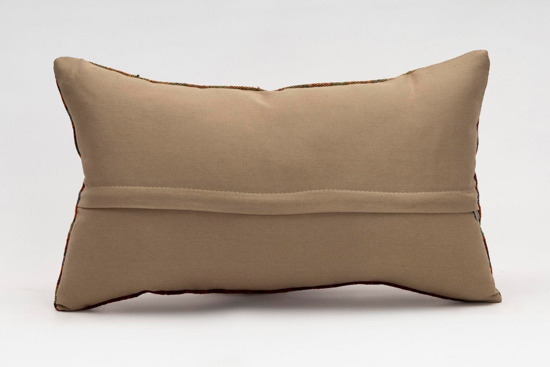 12x20 inches (30x50 cm) Kilim Pillow | KILIM WHOLESALE - Vintage Handmade Pillows - Vintage Handmade Kilim Rugs - It is 100% wool. Artistic and historical rugs. Old handwoven rugs. - Online hand woven rugs and kilim cushions sales. Shipping to a