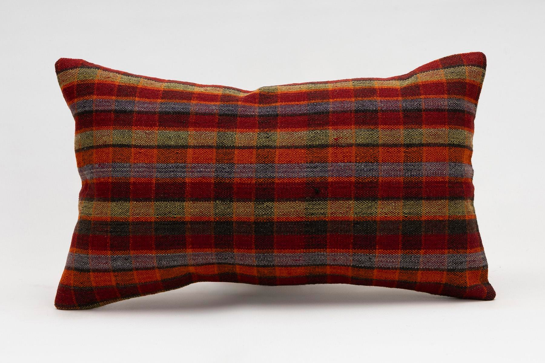 12x20 inches (30x50 cm) Kilim Pillow | KILIM WHOLESALE - Vintage Handmade Pillows - Vintage Handmade Kilim Rugs - It is 100% wool. Artistic and historical rugs. Old handwoven rugs. - Online hand woven rugs and kilim cushions sales. Shipping to a