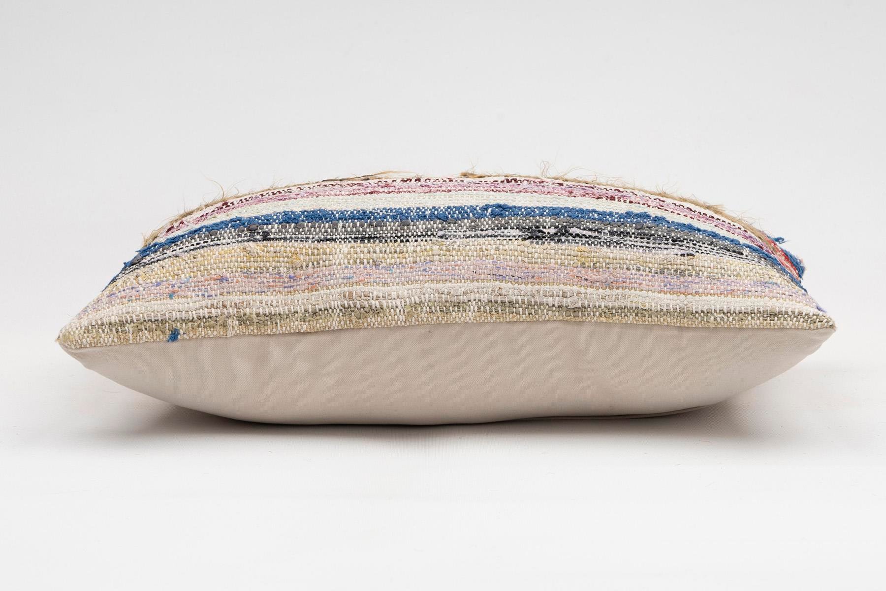 12x20 inches (30x50 cm) Kilim Pillow | KILIM WHOLESALE - Vintage Handmade Pillows - Vintage Handmade Kilim Rugs - It is 100% wool. Artistic and historical rugs. Old handwoven rugs. - Online hand woven rugs and kilim cushions sales. Shipping to a