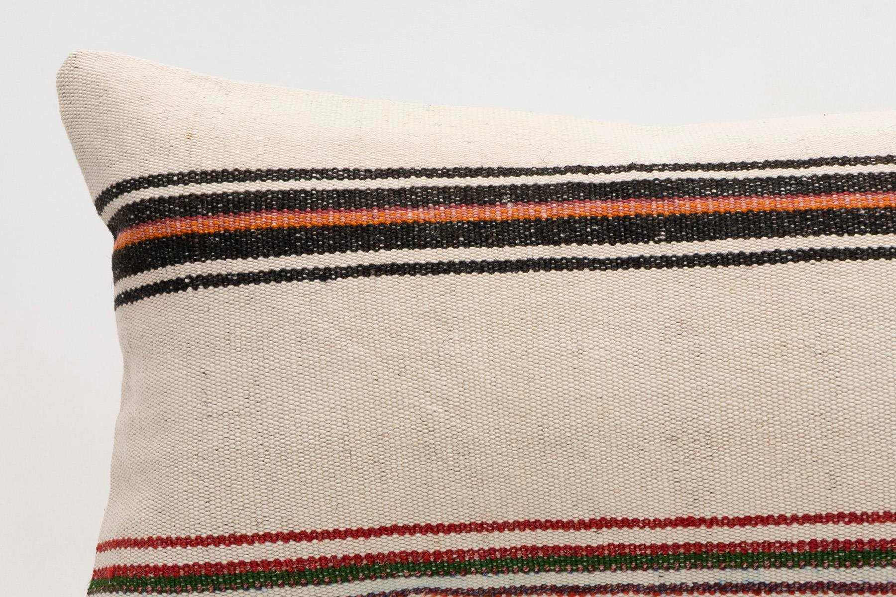 12x20 inches (30x50 cm) Kilim Pillow | KILIM WHOLESALE - Vintage Handmade Pillows - Vintage Handmade Kilim Rugs - It is 100% wool. Artistic and historical rugs. Old handwoven rugs. - Online hand woven rugs and kilim cushions sales. Shipping to a