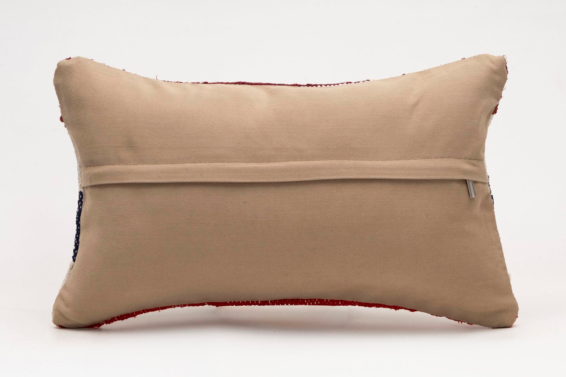 12x20 inches (30x50 cm) Kilim Pillow | KILIM WHOLESALE - Vintage Handmade Pillows - Vintage Handmade Kilim Rugs - It is 100% wool. Artistic and historical rugs. Old handwoven rugs. - Online hand woven rugs and kilim cushions sales. Shipping to a