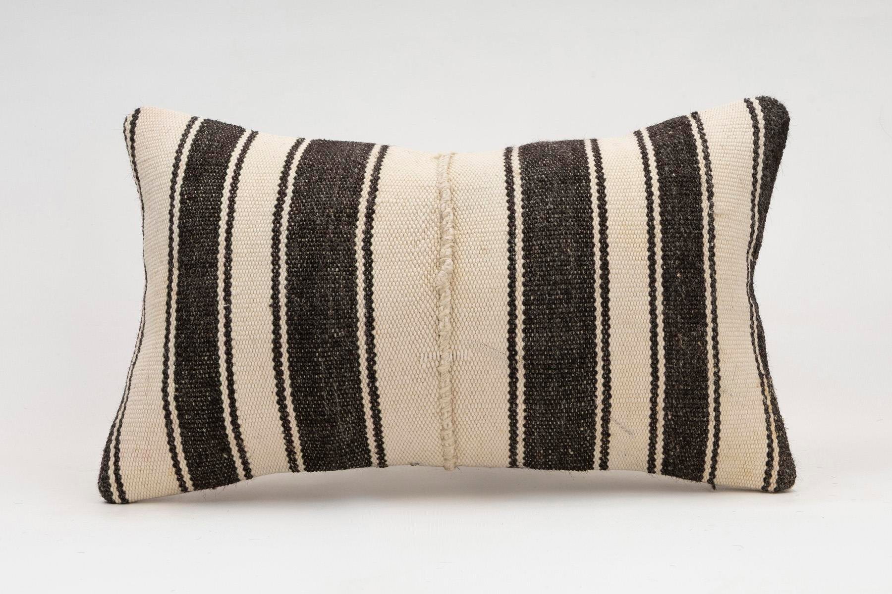 12x20 inches (30x50 cm) Kilim Pillow | KILIM WHOLESALE - Vintage Handmade Pillows - Vintage Handmade Kilim Rugs - It is 100% wool. Artistic and historical rugs. Old handwoven rugs. - Online hand woven rugs and kilim cushions sales. Shipping to a