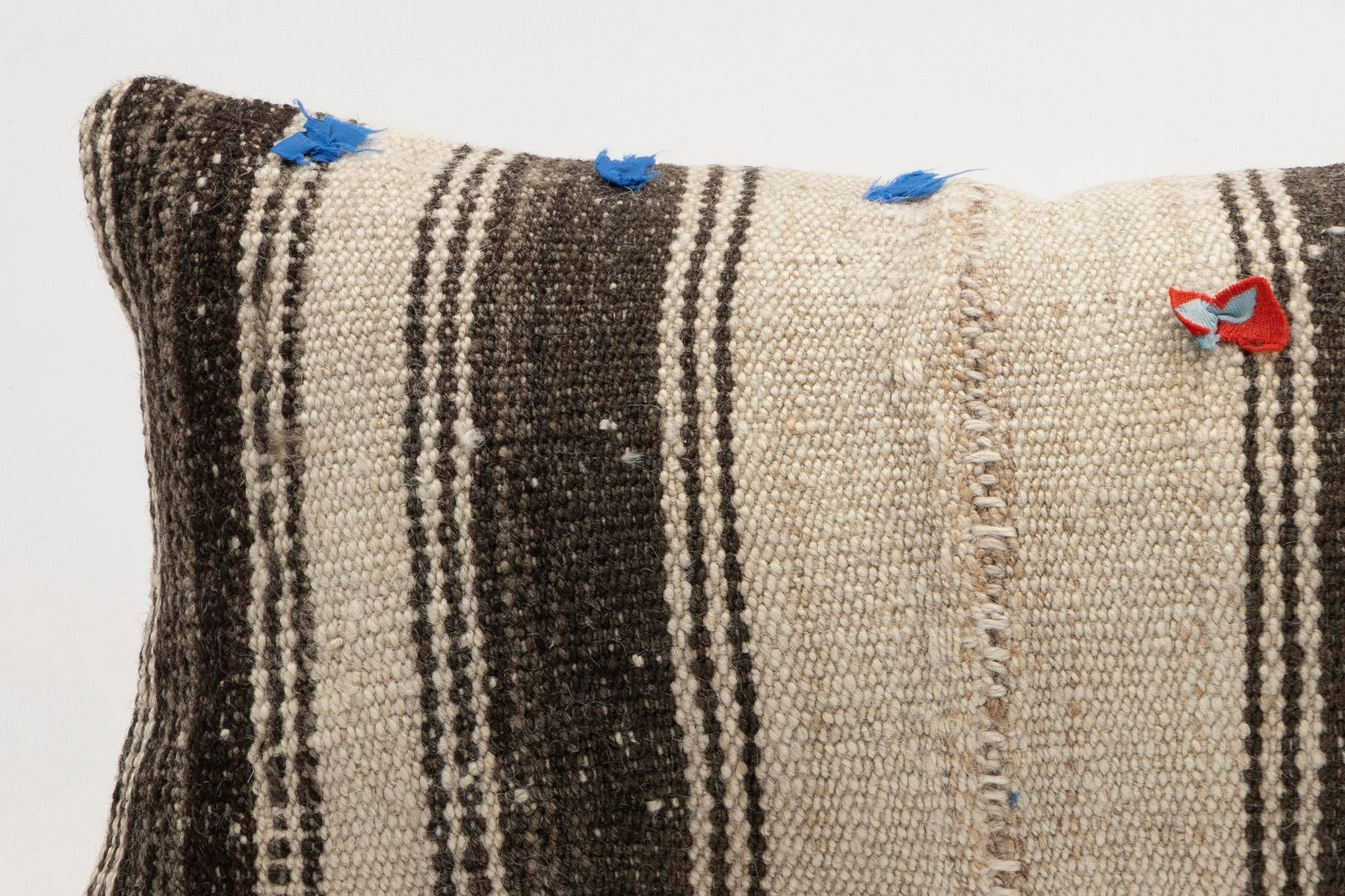 12x20 inches (30x50 cm) Kilim Pillow | KILIM WHOLESALE - Vintage Handmade Pillows - Vintage Handmade Kilim Rugs - It is 100% wool. Artistic and historical rugs. Old handwoven rugs. - Online hand woven rugs and kilim cushions sales. Shipping to a