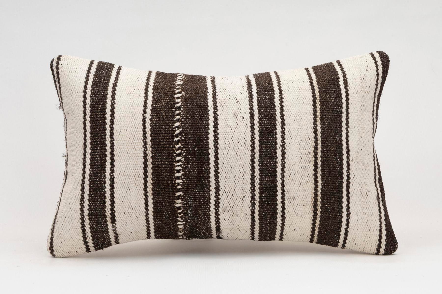 12x20 inches (30x50 cm) Kilim Pillow | KILIM WHOLESALE - Vintage Handmade Pillows - Vintage Handmade Kilim Rugs - It is 100% wool. Artistic and historical rugs. Old handwoven rugs. - Online hand woven rugs and kilim cushions sales. Shipping to a