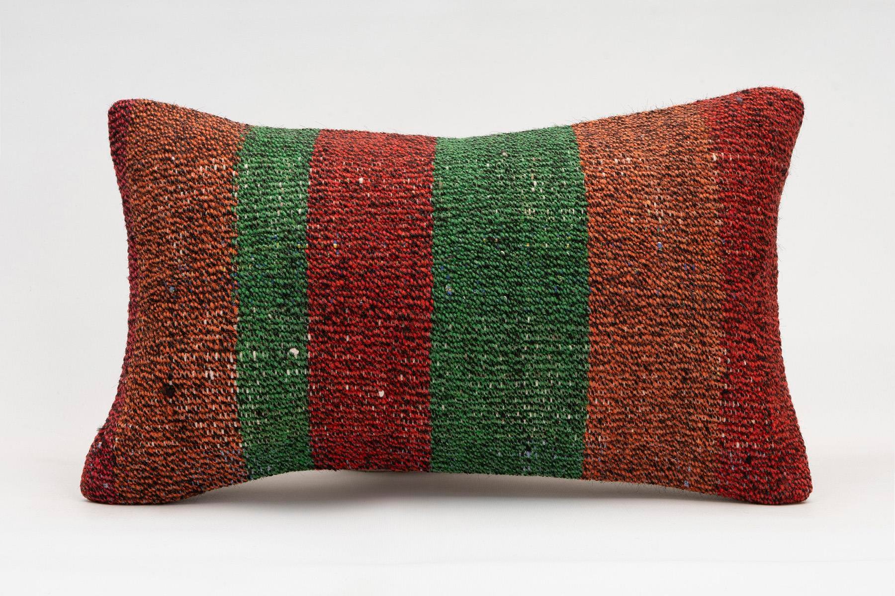 12x20 inches (30x50 cm) Kilim Pillow | KILIM WHOLESALE - Vintage Handmade Pillows - Vintage Handmade Kilim Rugs - It is 100% wool. Artistic and historical rugs. Old handwoven rugs. - Online hand woven rugs and kilim cushions sales. Shipping to a