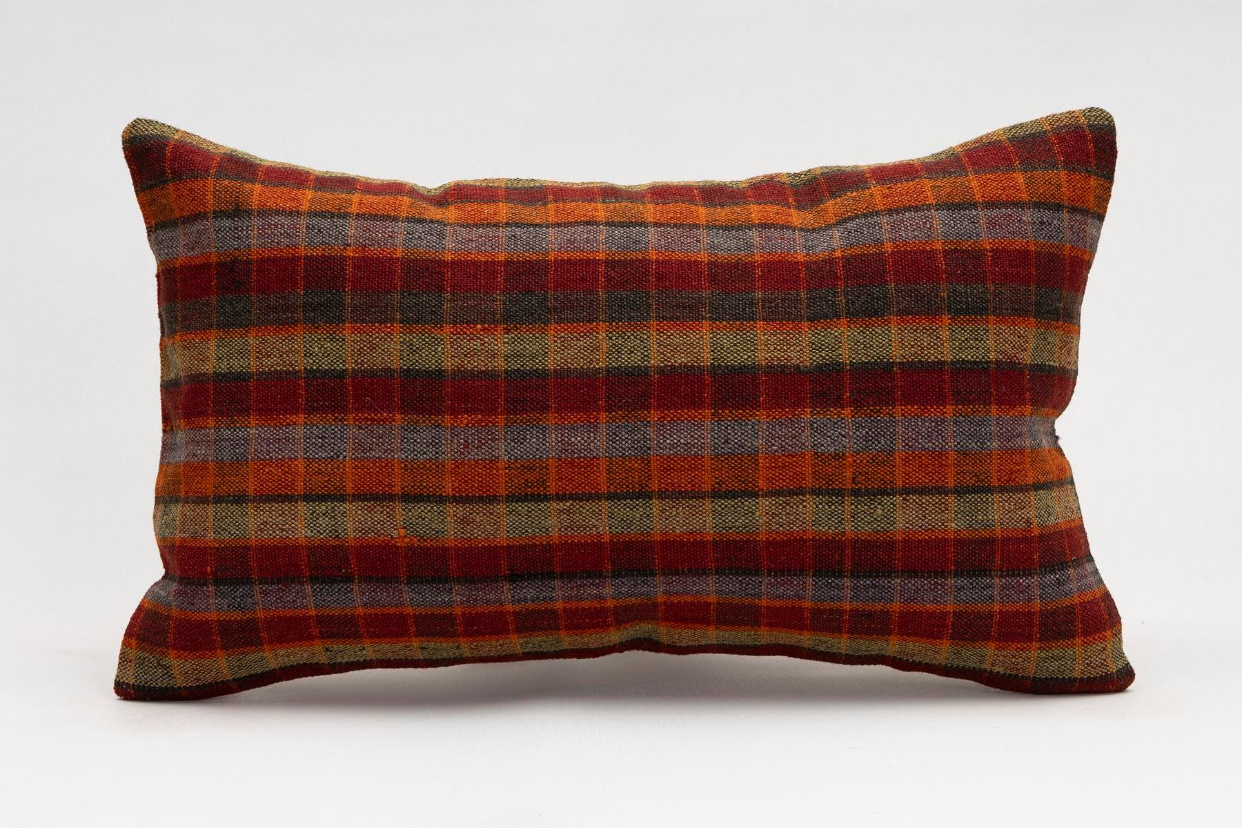 12x20 inches (30x50 cm) Kilim Pillow | KILIM WHOLESALE - Vintage Handmade Pillows - Vintage Handmade Kilim Rugs - It is 100% wool. Artistic and historical rugs. Old handwoven rugs. - Online hand woven rugs and kilim cushions sales. Shipping to a