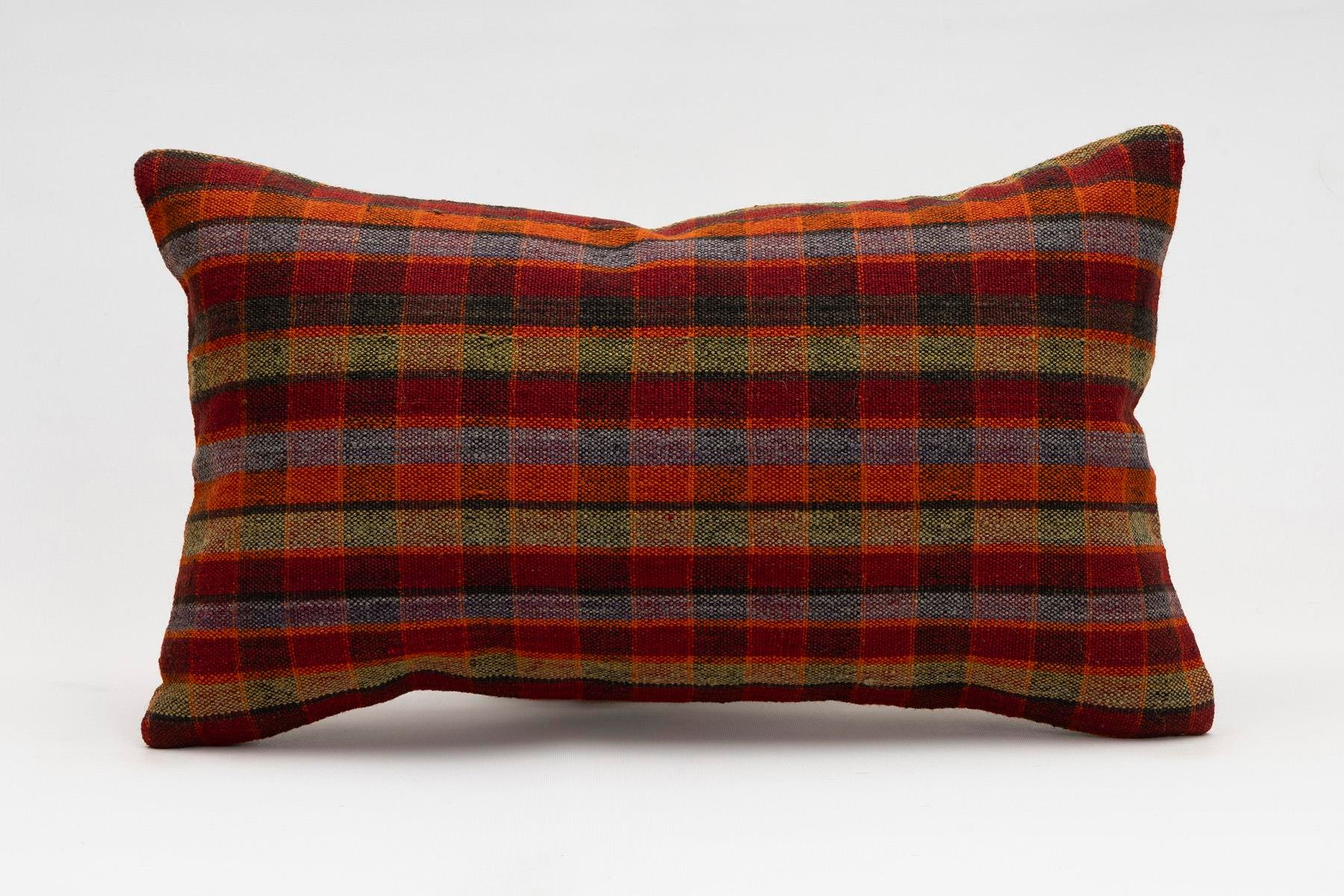 12x20 inches (30x50 cm) Kilim Pillow | KILIM WHOLESALE - Vintage Handmade Pillows - Vintage Handmade Kilim Rugs - It is 100% wool. Artistic and historical rugs. Old handwoven rugs. - Online hand woven rugs and kilim cushions sales. Shipping to a