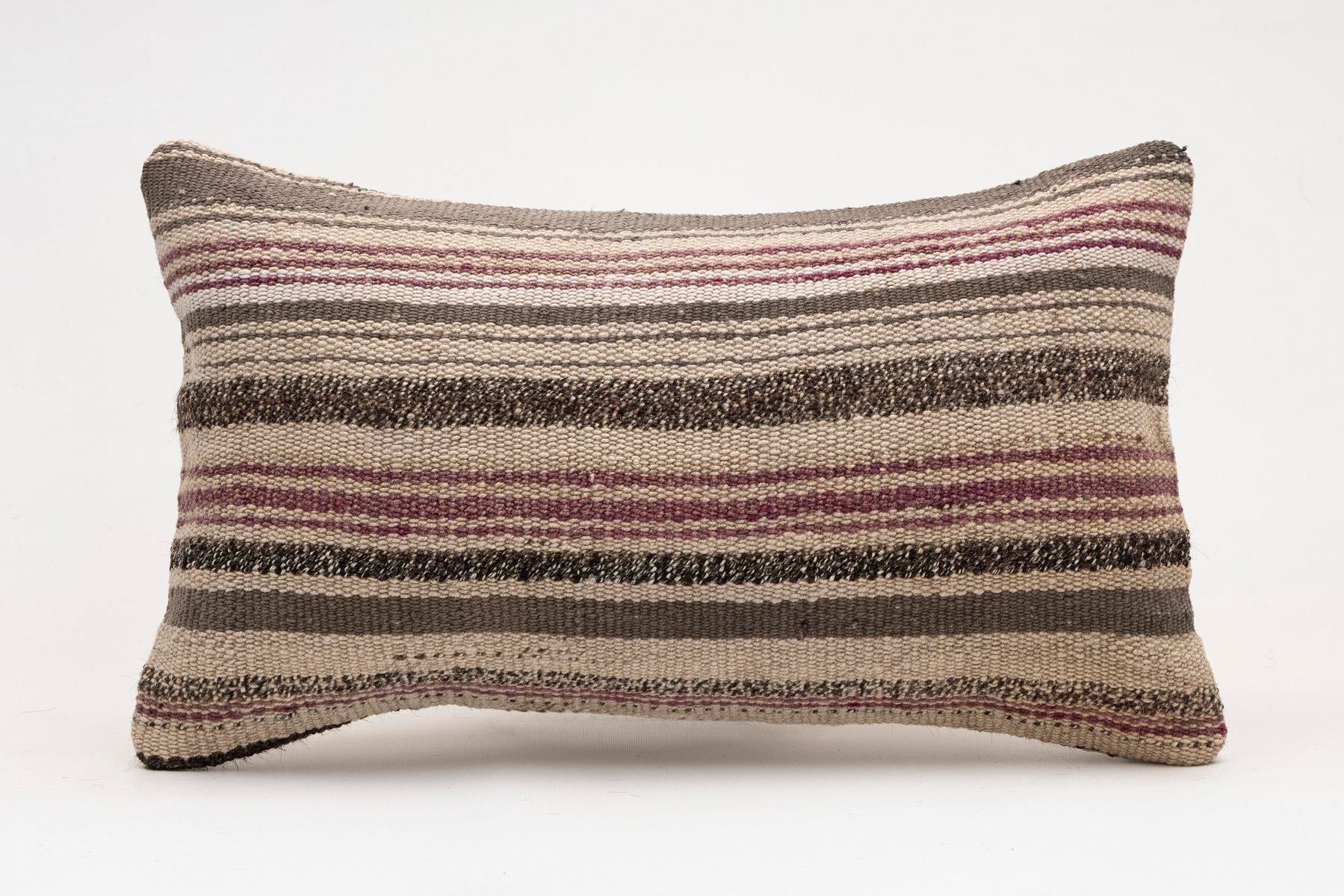 12x20 inches (30x50 cm) Kilim Pillow | KILIM WHOLESALE - Vintage Handmade Pillows - Vintage Handmade Kilim Rugs - It is 100% wool. Artistic and historical rugs. Old handwoven rugs. - Online hand woven rugs and kilim cushions sales. Shipping to a